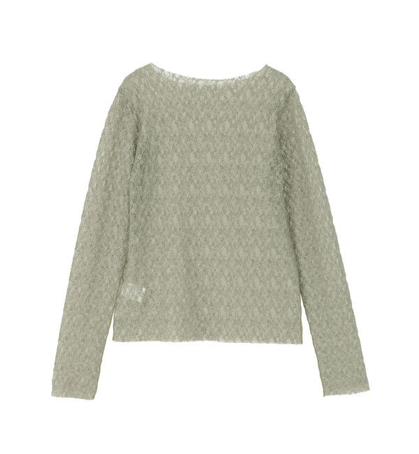 SOFFITTO「【A_/エース】ストレッチレースプルオーバー」|Tシャツ・カットソー|