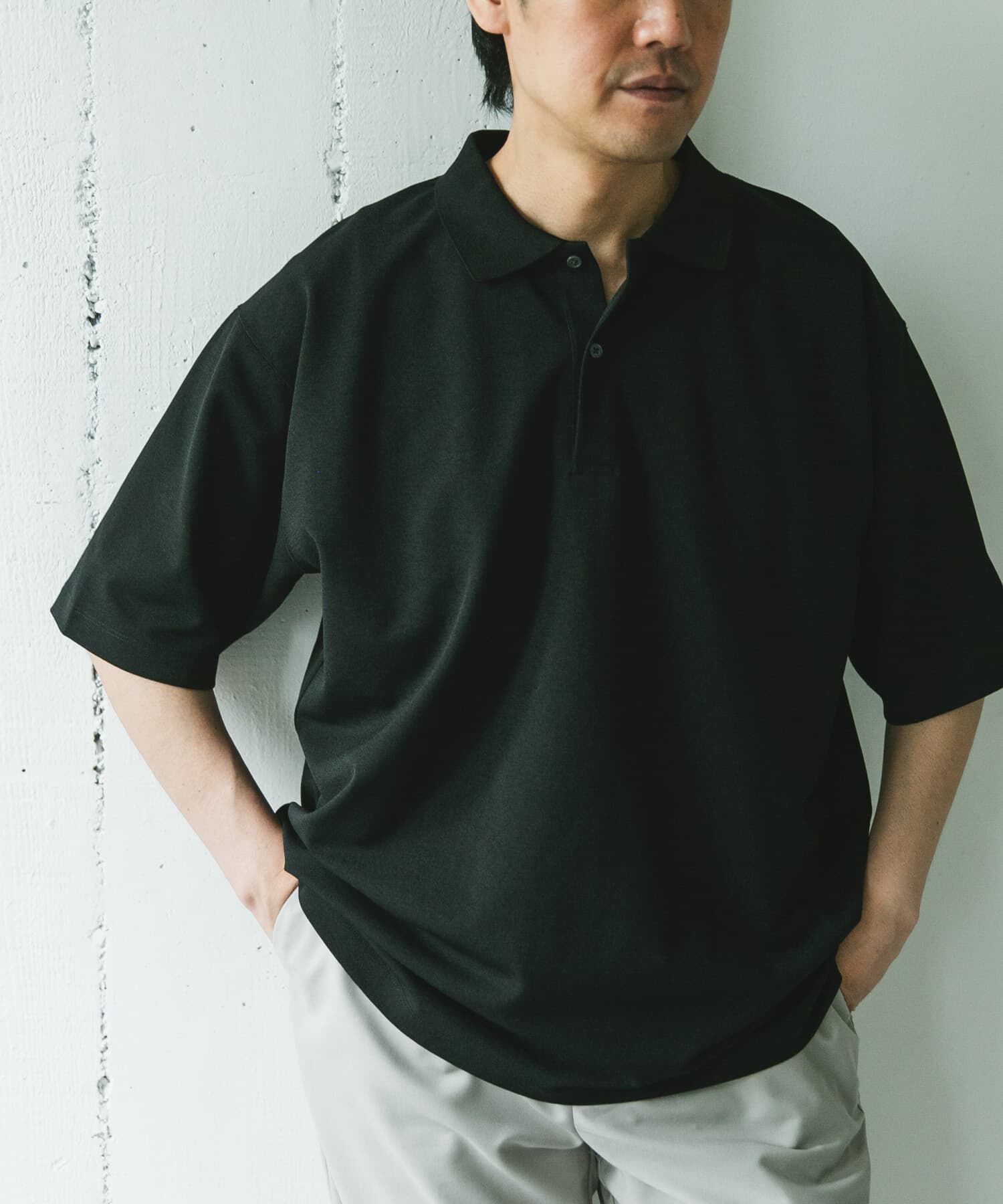 URBAN RESEARCH DOORS「『XLｻｲｽﾞ/WEB限定』『吸水速乾/接触冷感/ｲｰｼﾞｰｹｱ』ｸｲｯｸﾄ  」|ポロシャツ|