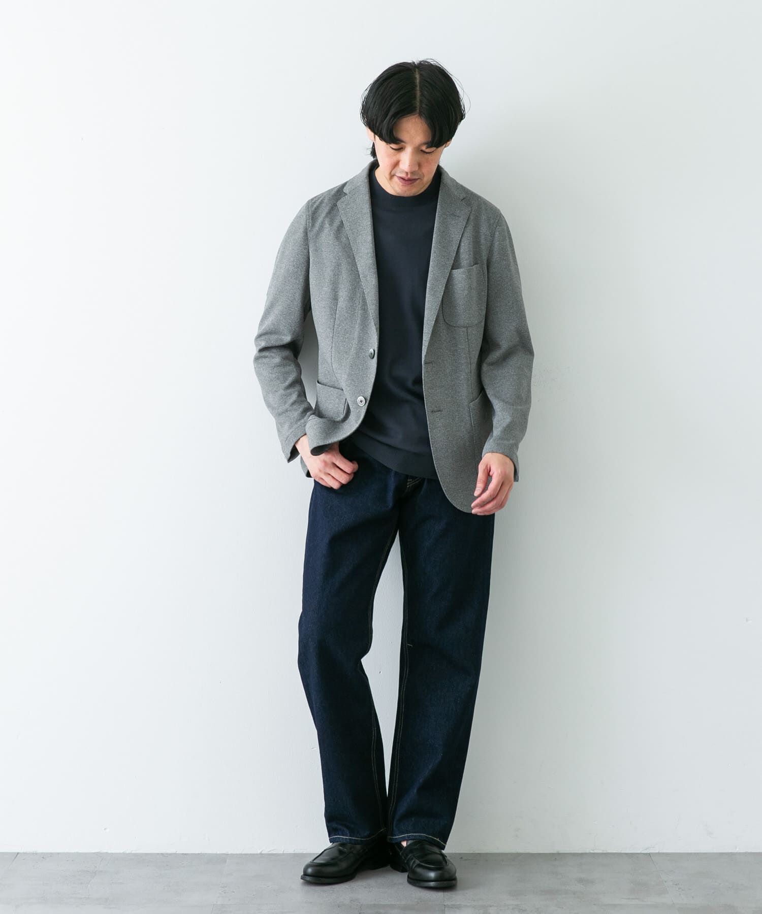 URBAN RESEARCH DOORS「『イージーケア/速乾』LIFE STYLE TAILOR　メランジニットイージージャケット」|その他|