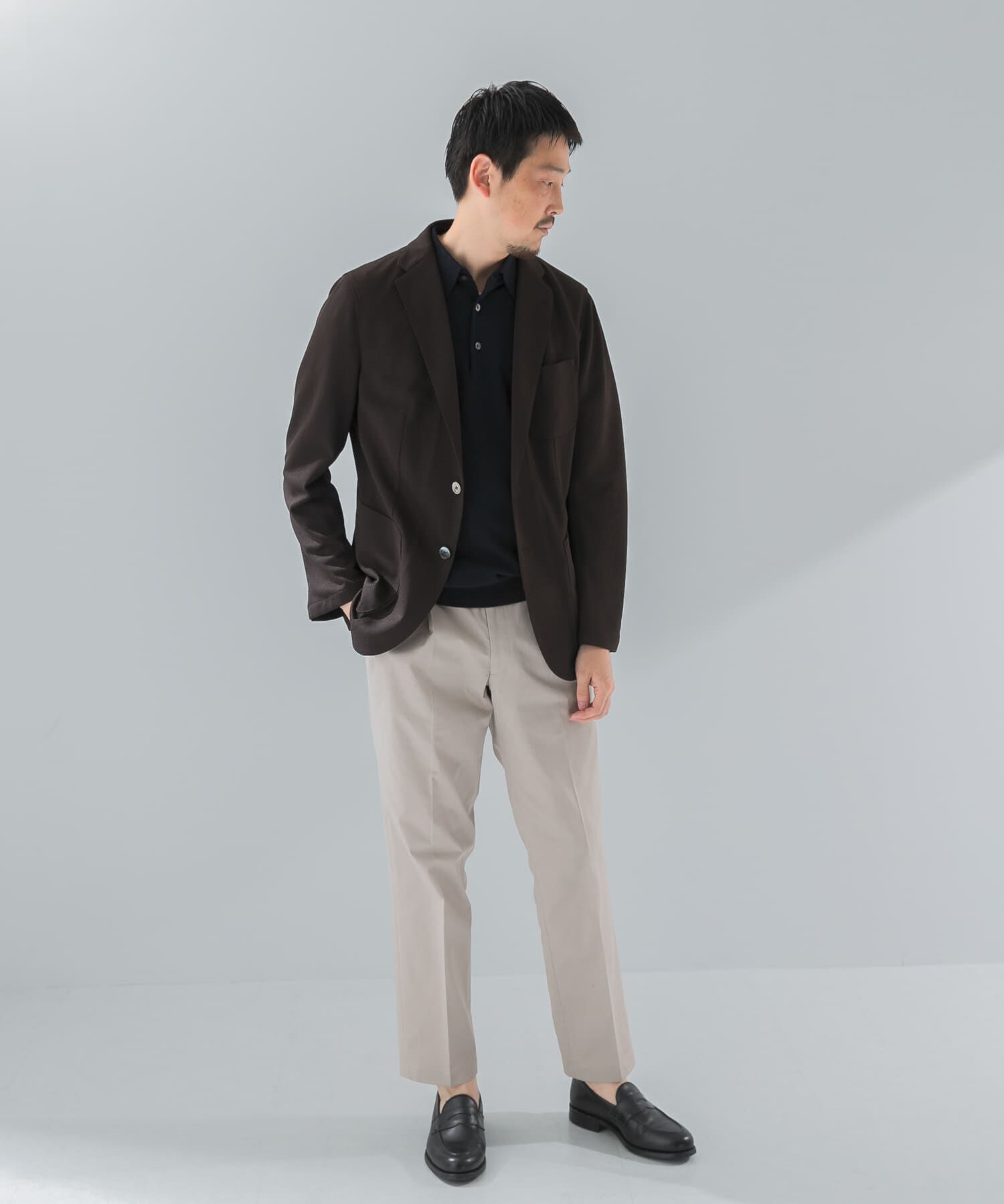 URBAN RESEARCH DOORS「『イージーケア/速乾』LIFE STYLE TAILOR　メランジニットイージージャケット」|その他|