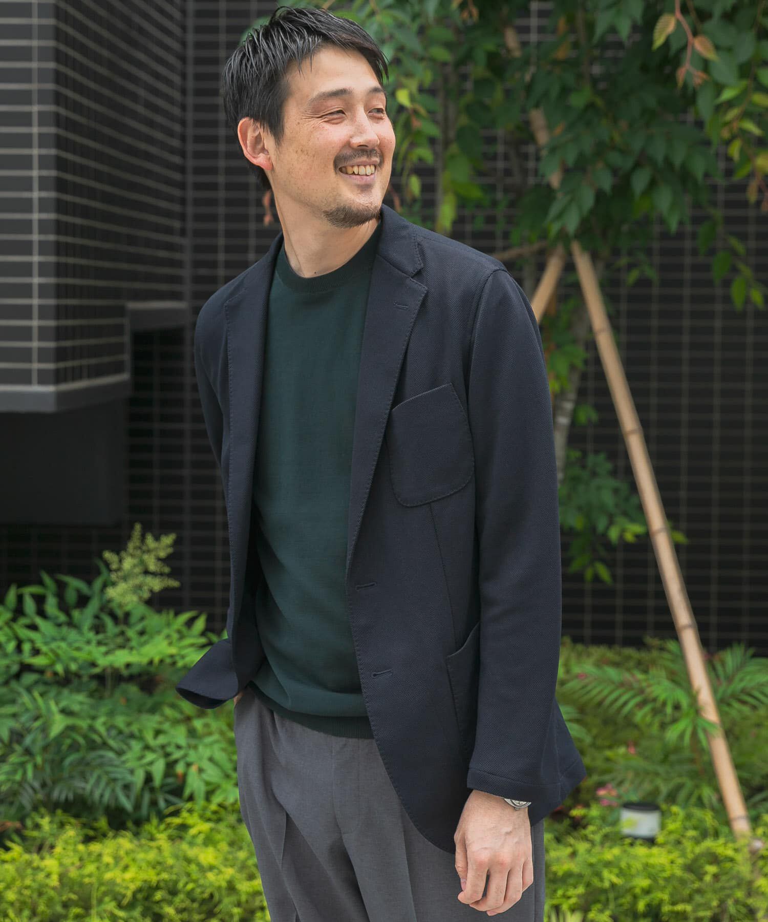 URBAN RESEARCH DOORS「『イージーケア/速乾』LIFE STYLE TAILOR　メランジニットイージージャケット」|その他|