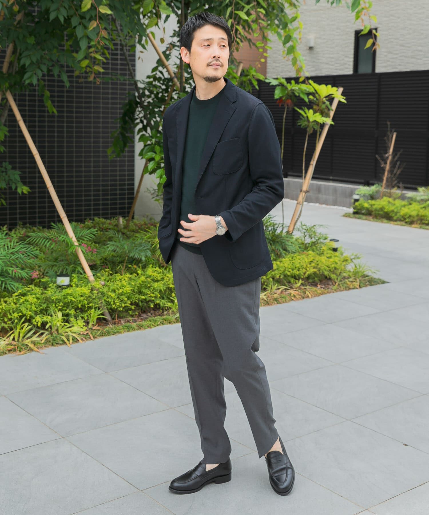 URBAN RESEARCH DOORS「『イージーケア/速乾』LIFE STYLE TAILOR　メランジニットイージージャケット」|その他|