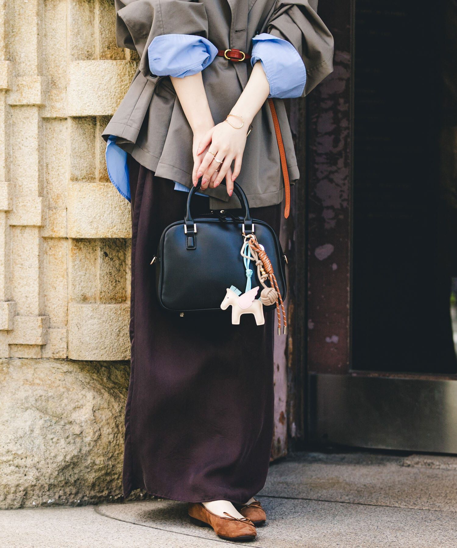 RODE SKO「チャームセットボストンバッグ」|ボストンバッグ|