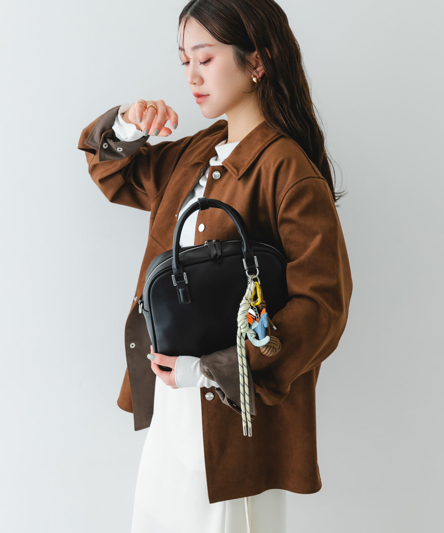 RODE SKO「チャームセットボストンバッグ」|ボストンバッグ|