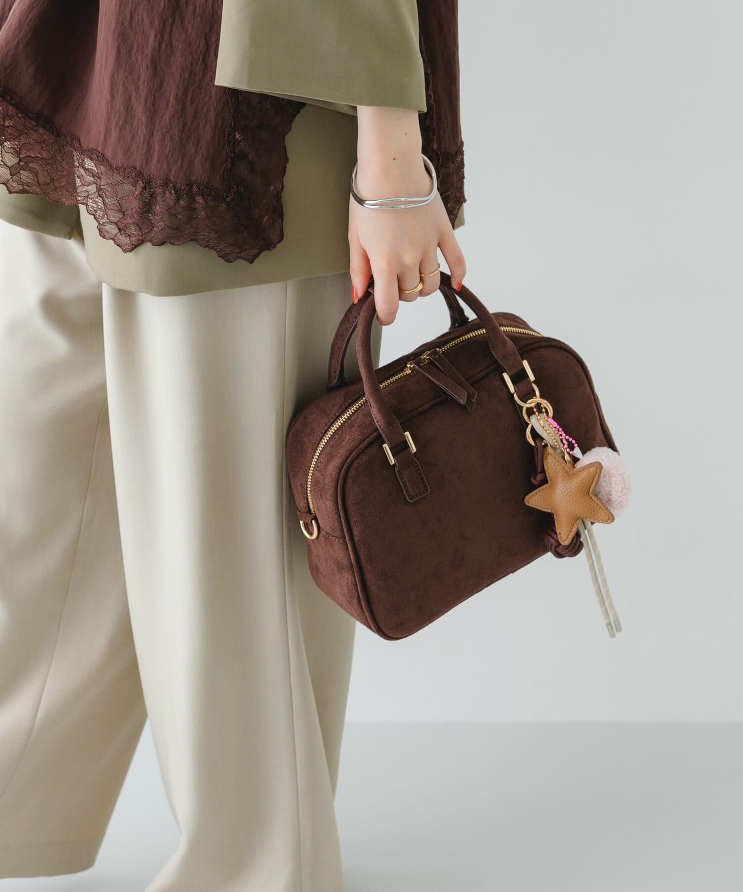 RODE SKO「チャームセットボストンバッグ」|ボストンバッグ|