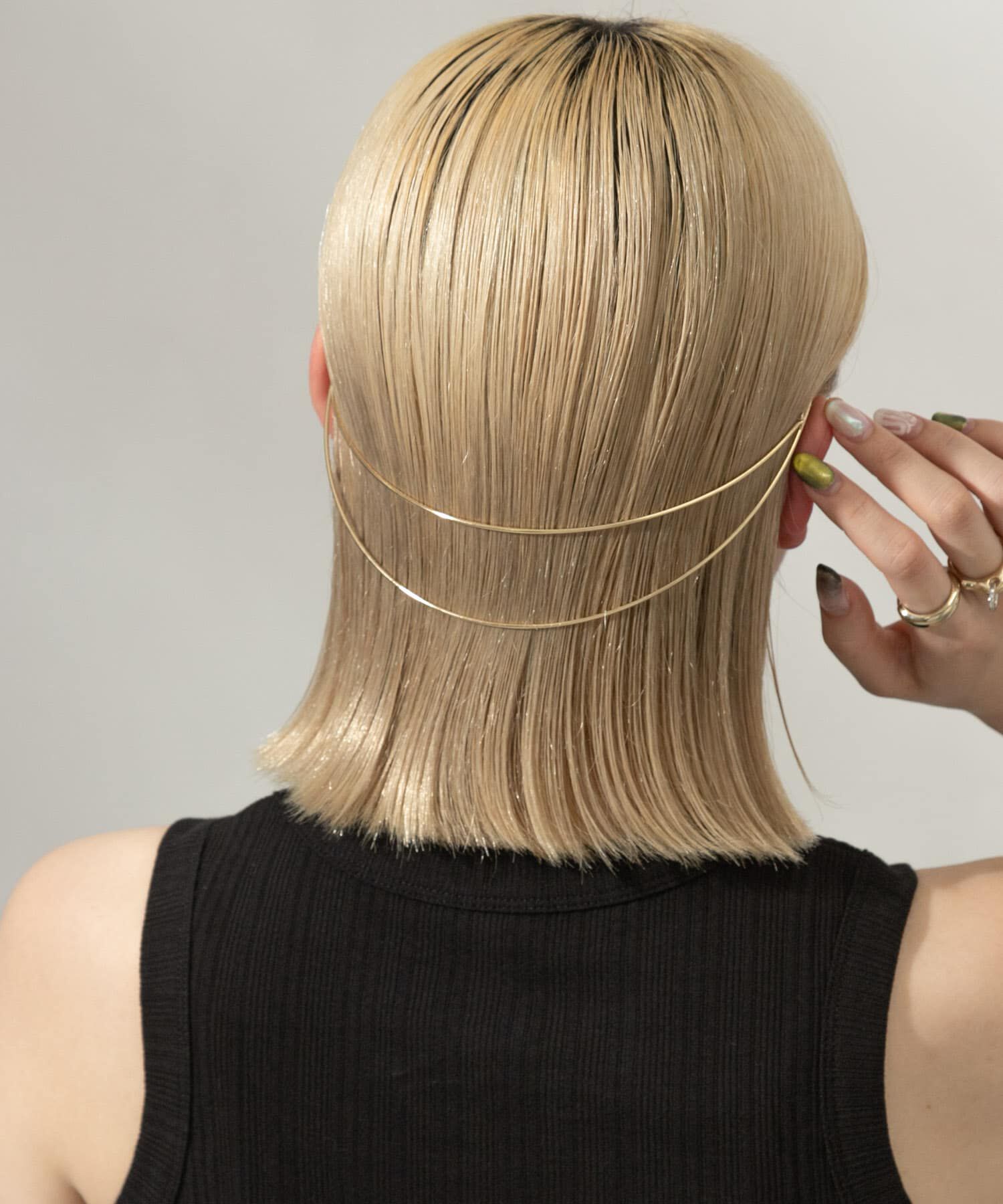 SMELLY「バックカチューシャ」|カチューシャ|ゴールド