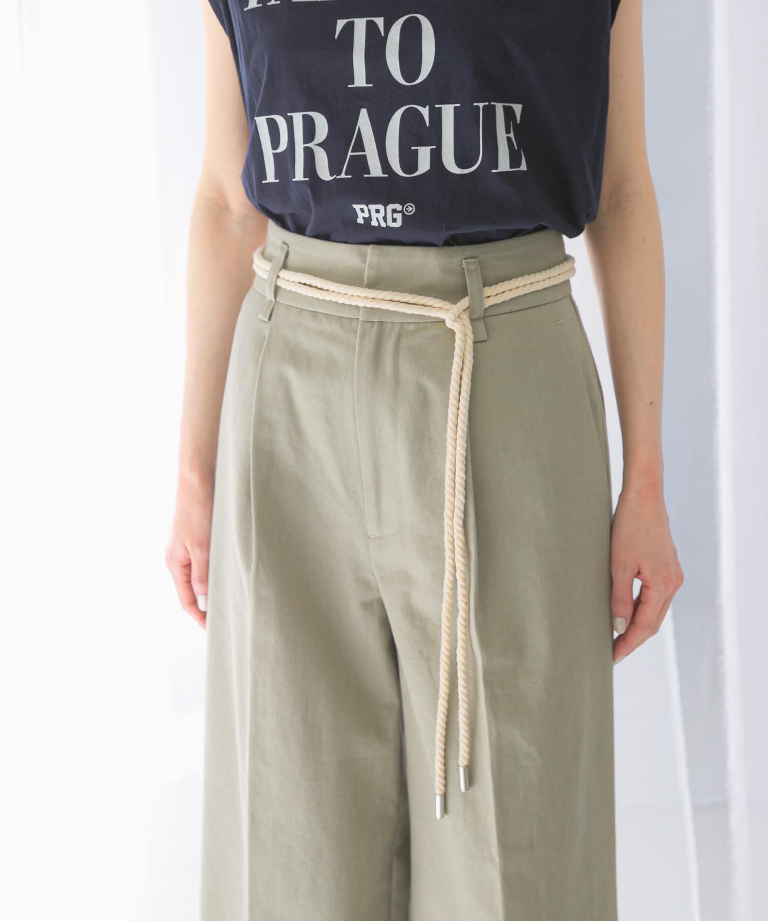 URBAN RESEARCH ROSSO「ベルト付ロールアップパンツ」|その他|