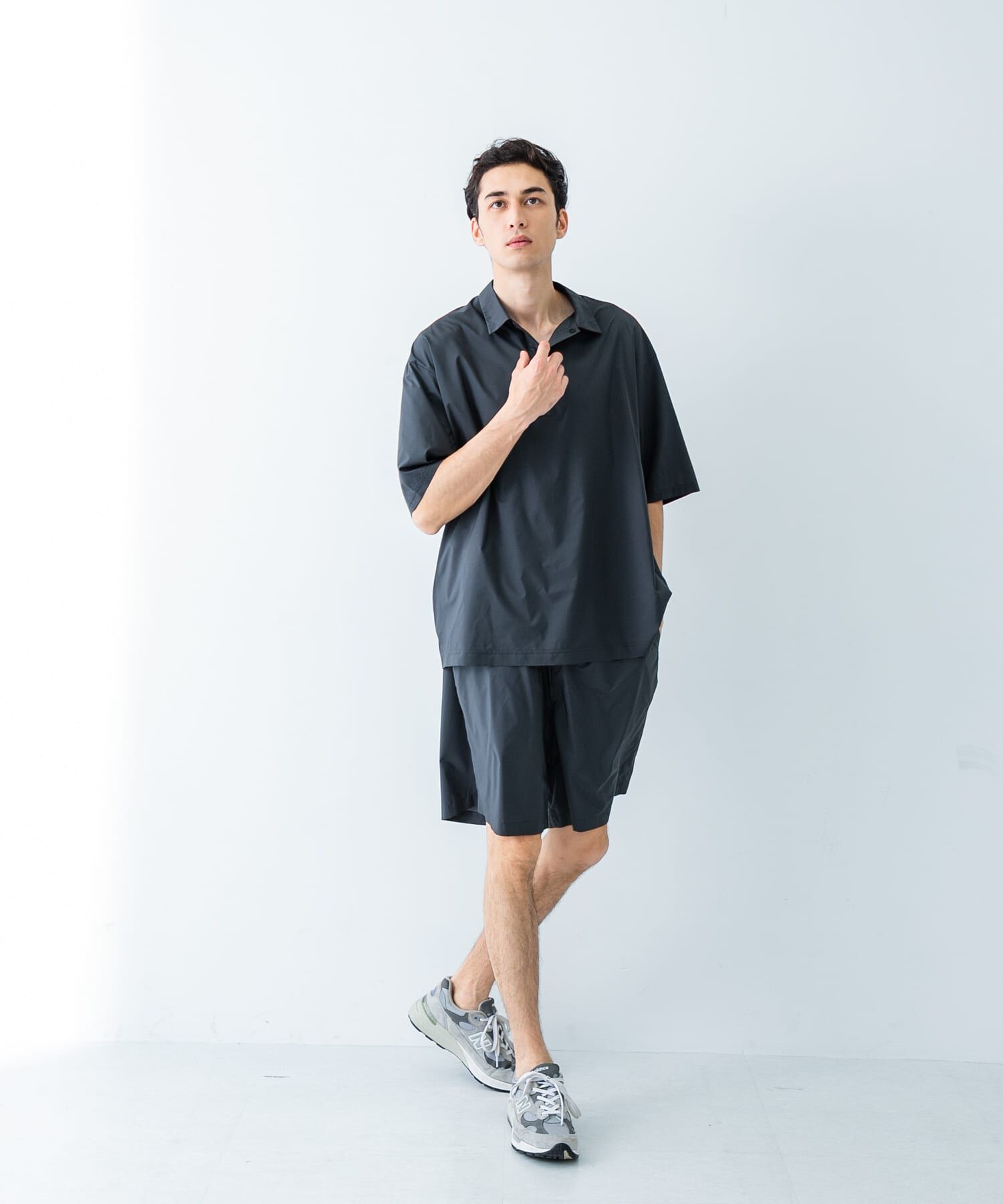 URBAN RESEARCH「SHADOW RIP リブポロシャツ」|ポロシャツ|