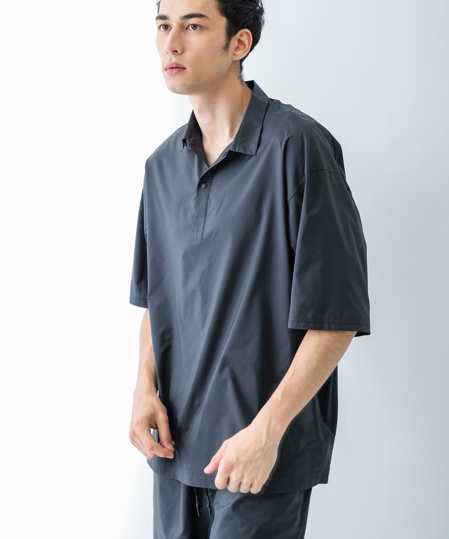 URBAN RESEARCH「SHADOW RIP リブポロシャツ」|ポロシャツ|