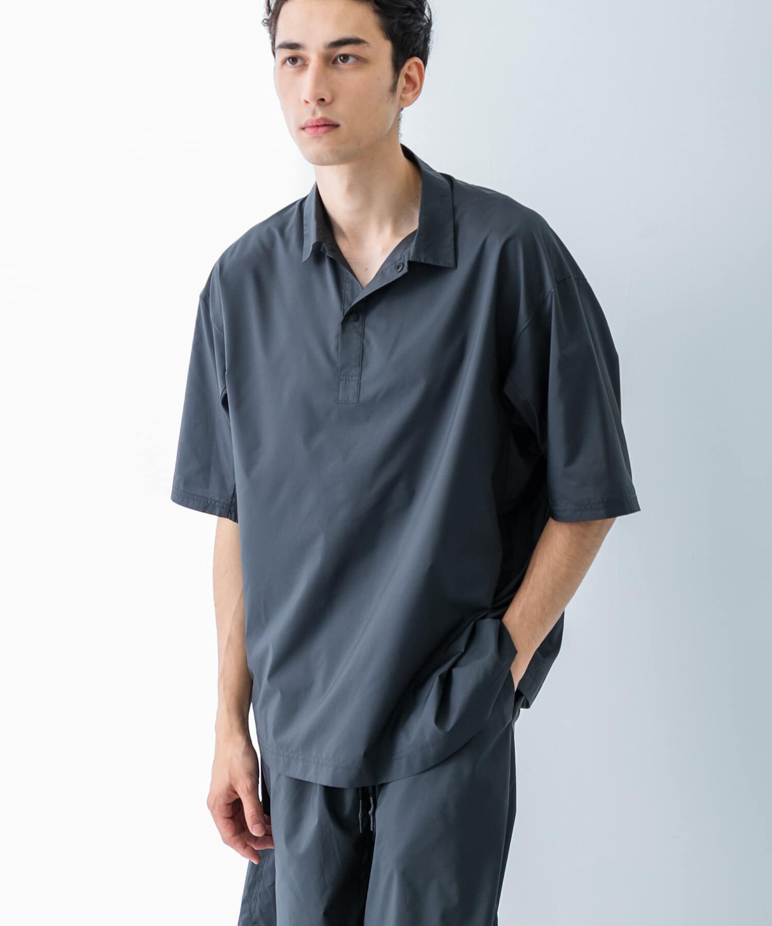 URBAN RESEARCH「SHADOW RIP リブポロシャツ」|ポロシャツ|