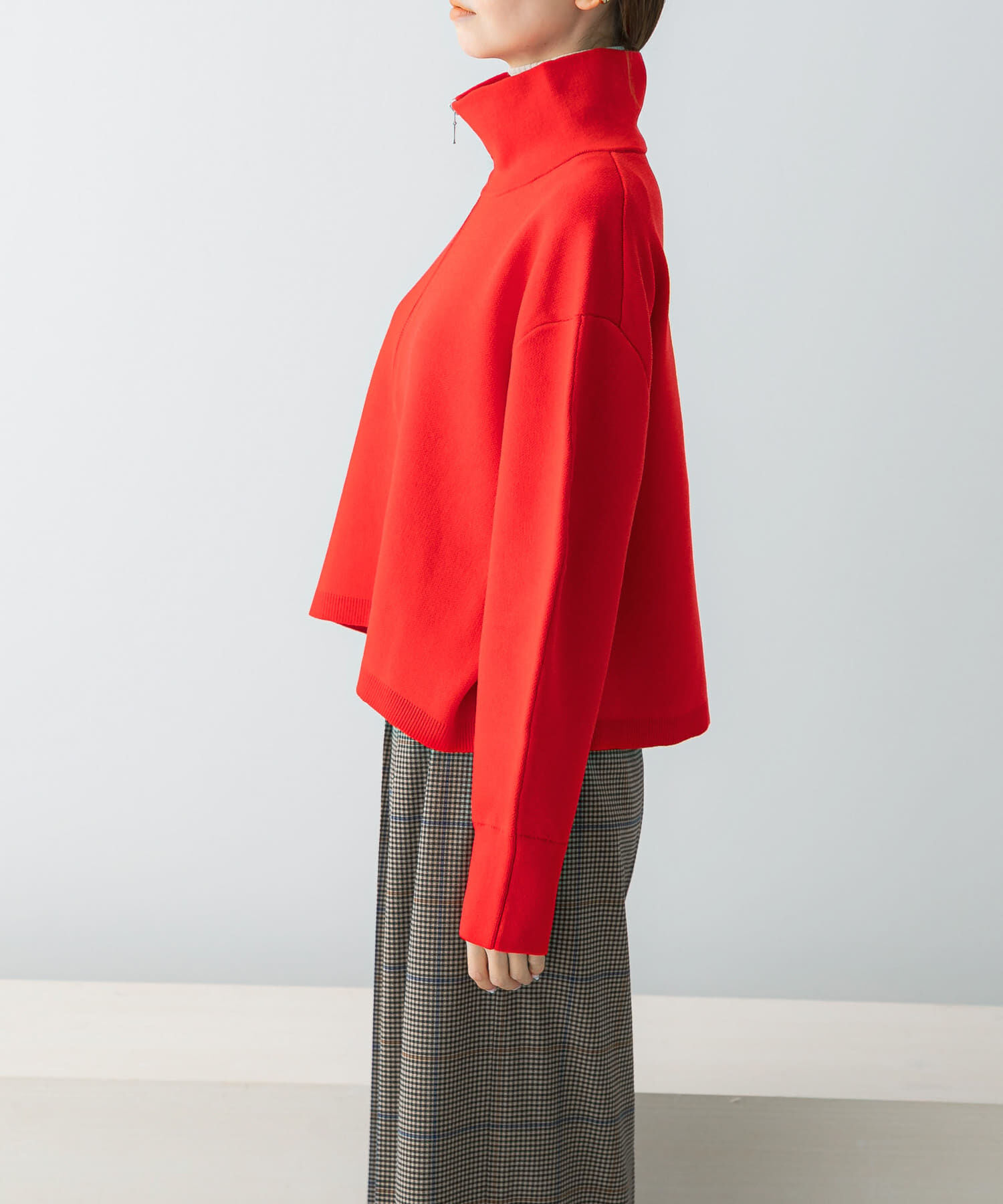 URBAN RESEARCH ROSSO「ハーフジップニット」|ニット・セーター|