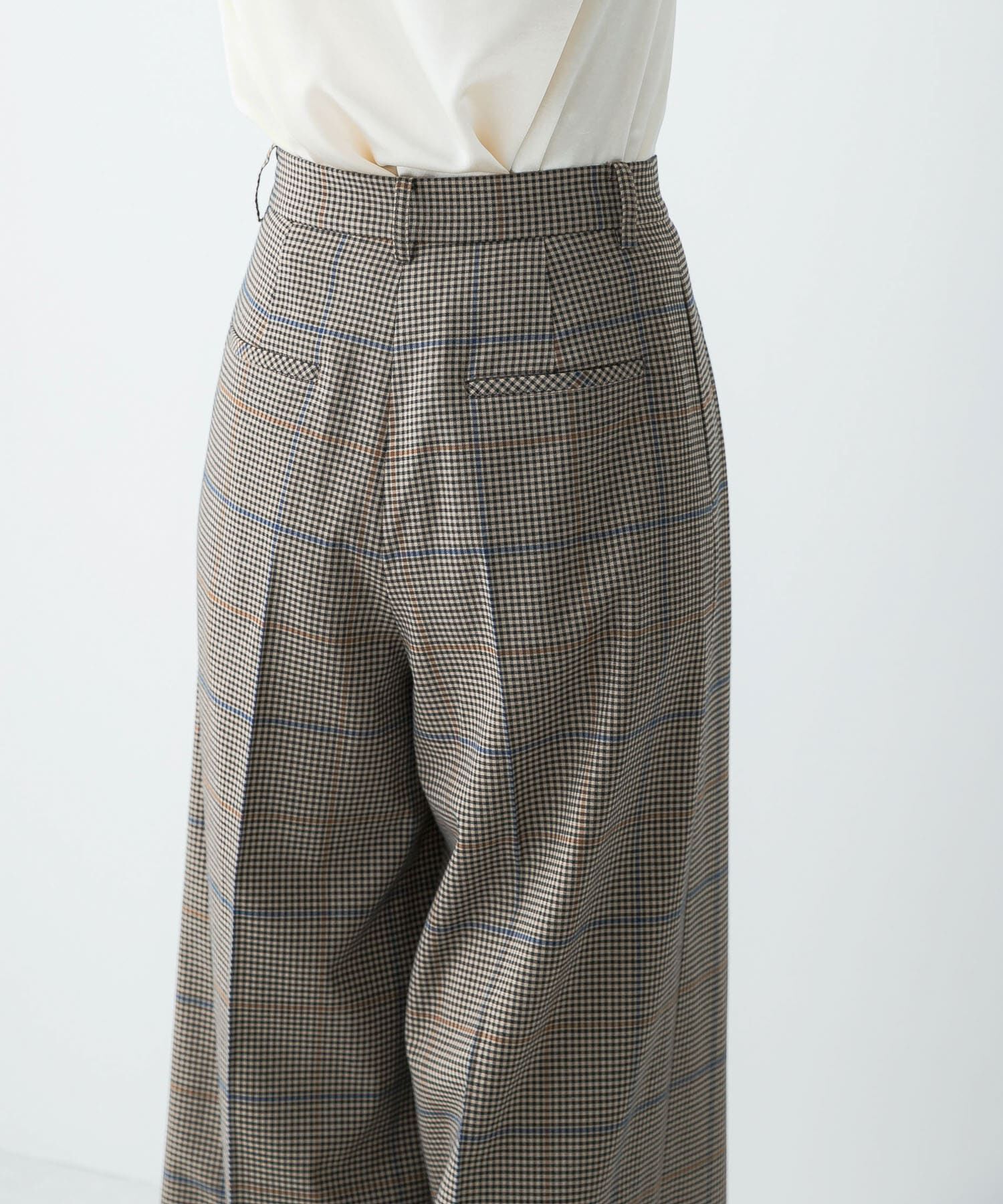 URBAN RESEARCH ROSSO「チェックワイドスラックス」|その他|