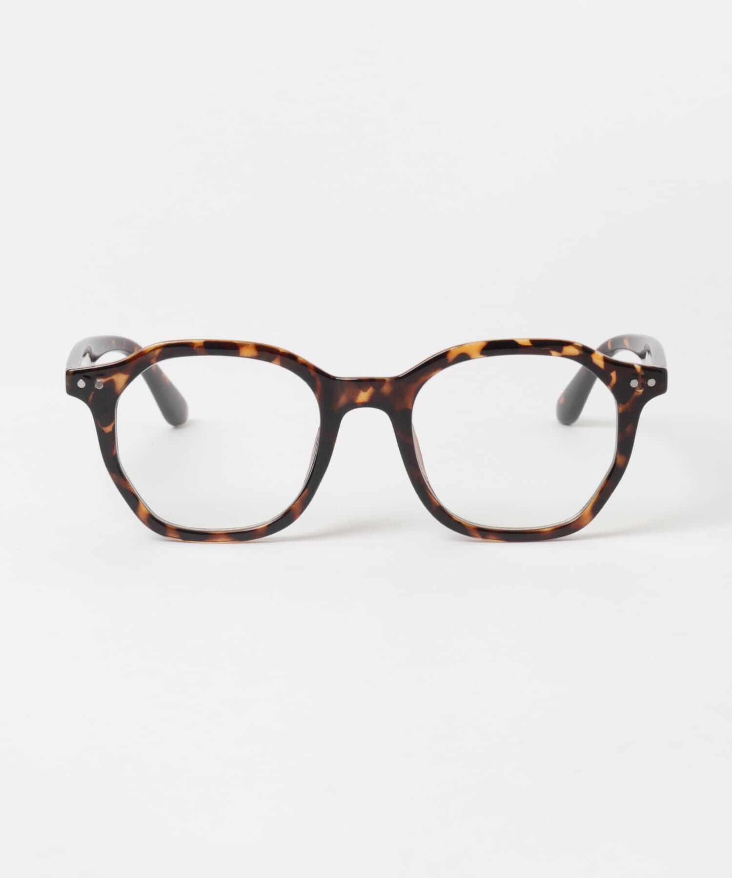 SMELLY「オクタゴンフレームダテメガネ」|メガネ|