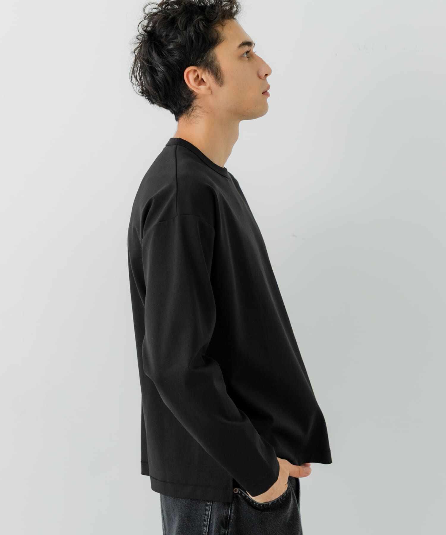 URBAN RESEARCH「コットンナイロンスムージーロングスリーブ」|Tシャツ・カットソー|