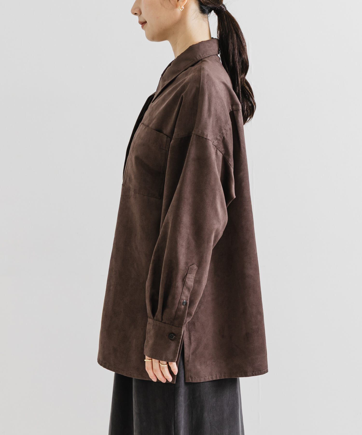 URBAN RESEARCH「スエードライクルーズシャツ」|シャツ・ブラウス|