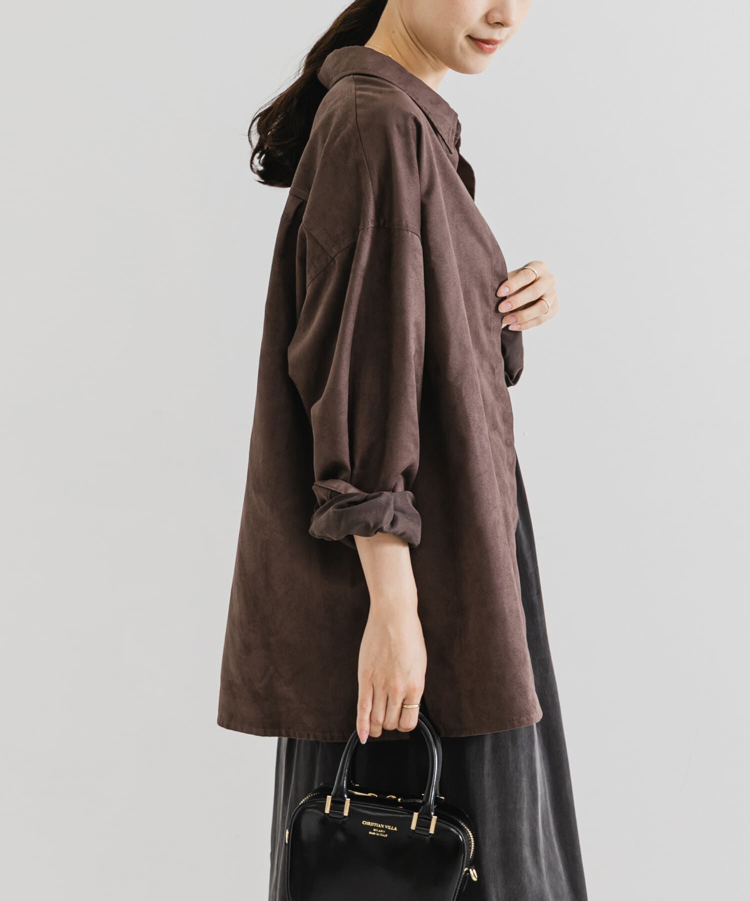 URBAN RESEARCH「スエードライクルーズシャツ」|シャツ・ブラウス|