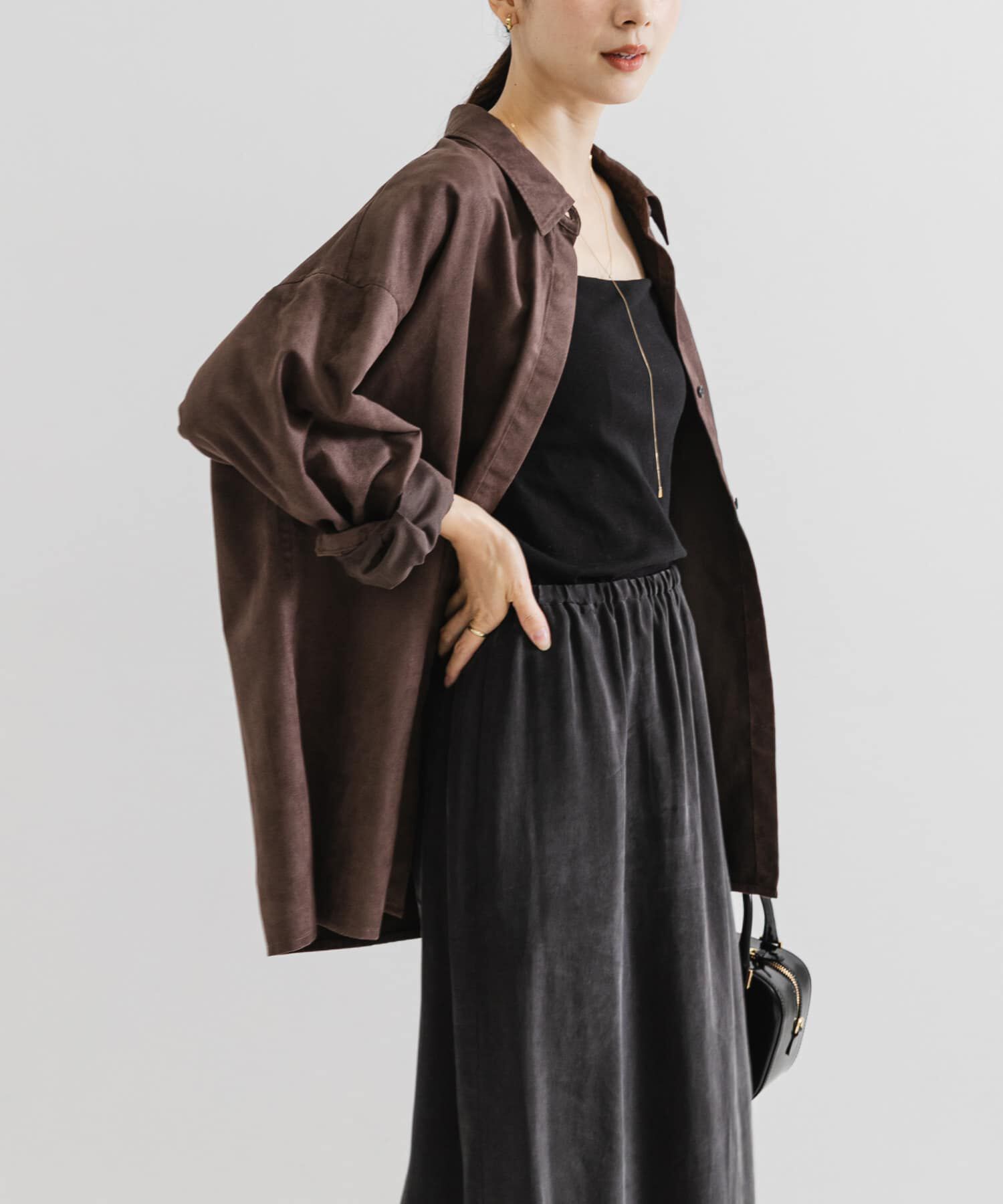 URBAN RESEARCH「スエードライクルーズシャツ」|シャツ・ブラウス|