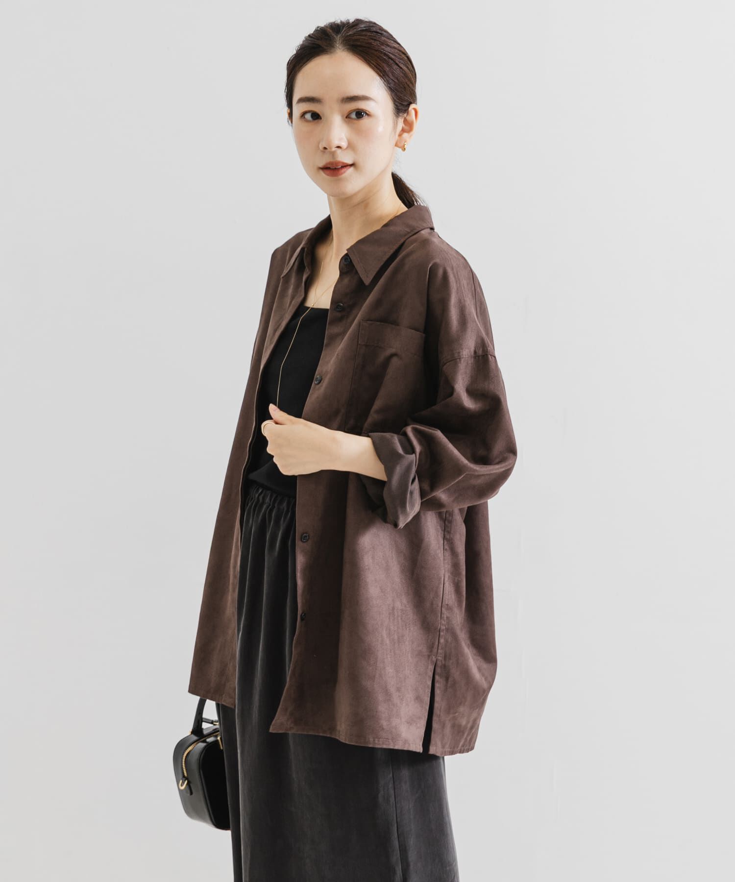 URBAN RESEARCH「スエードライクルーズシャツ」|シャツ・ブラウス|