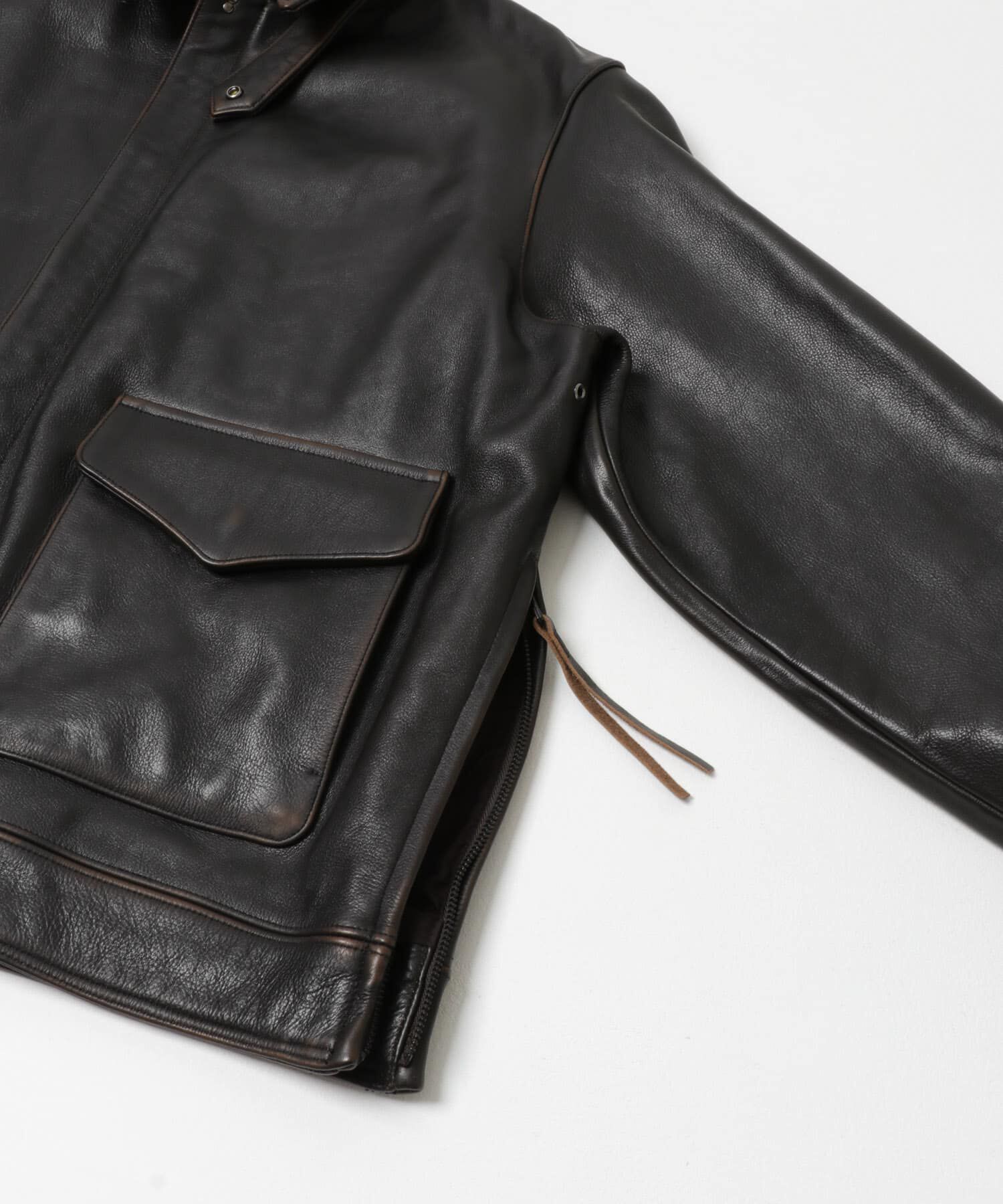 URBAN RESEARCH「new basic　COW LEATHER TYPE A-2 JACKET」|その他|