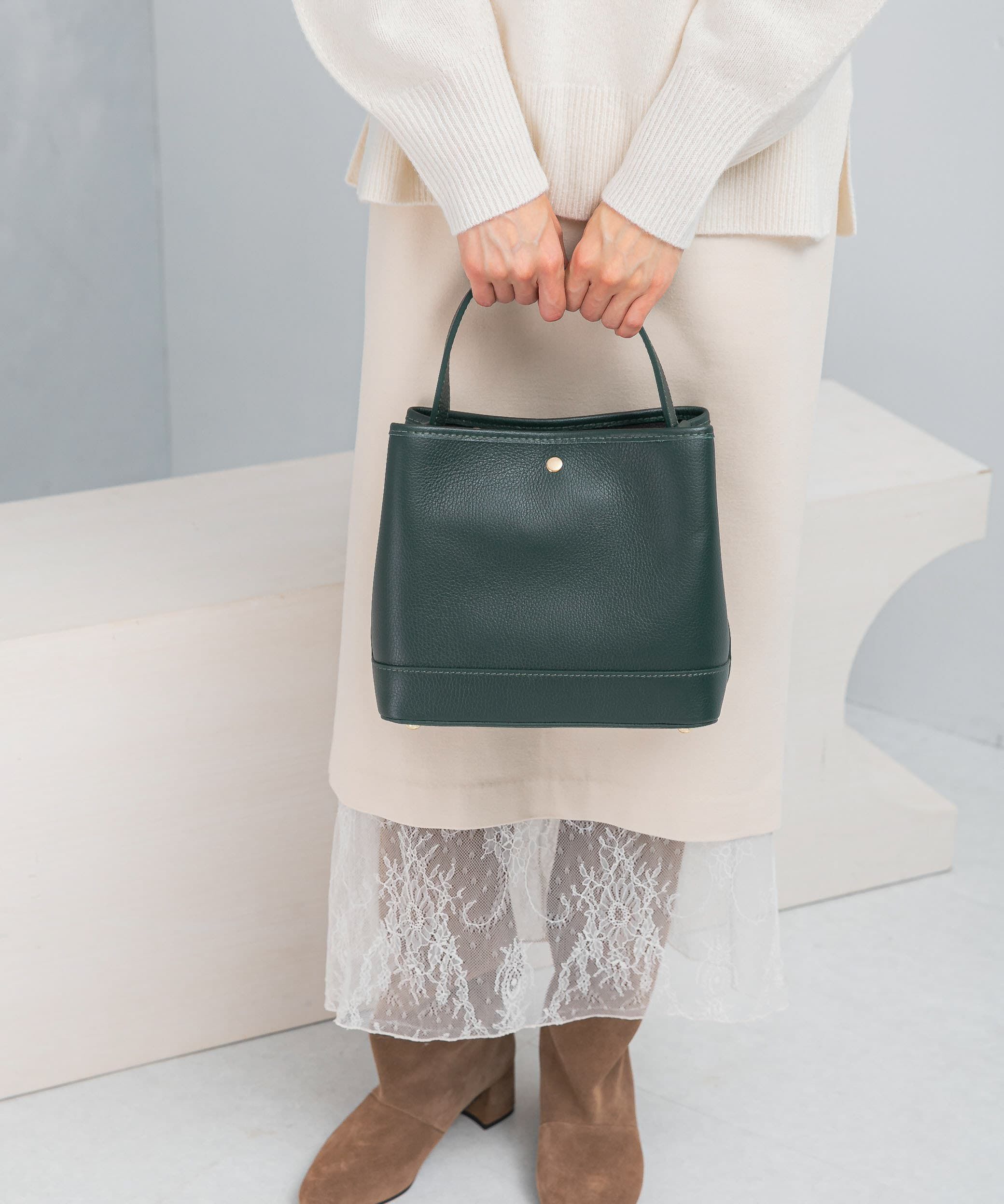 URBAN RESEARCH ROSSO「AULENTTI　スクエアBAG」|ハンドバッグ|