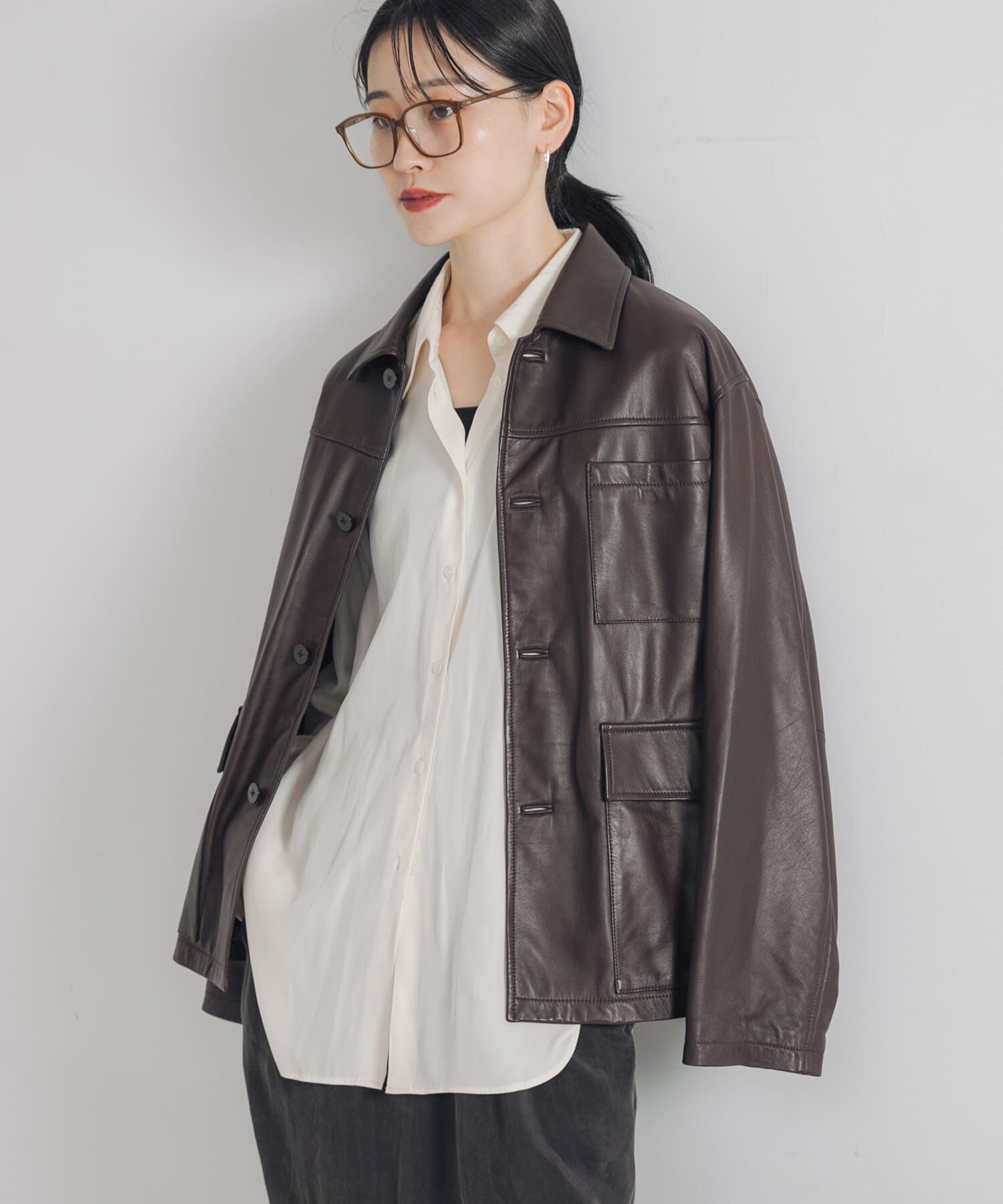 URBAN RESEARCH「レギュラーカラーシルキーシャツ」|Tシャツ・カットソー|