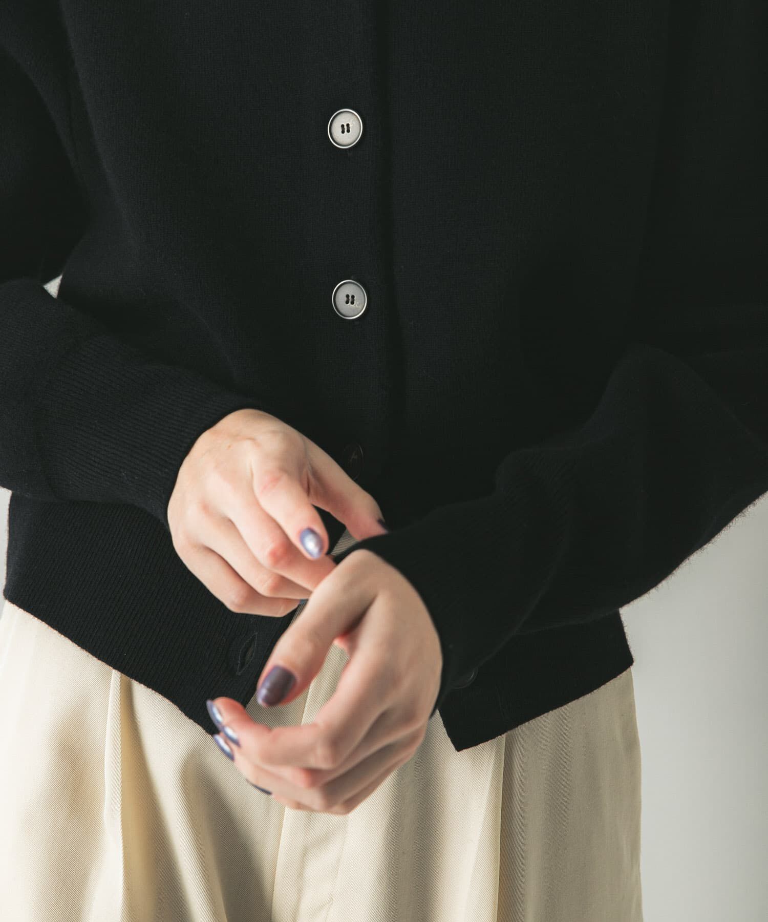 URBAN RESEARCH「ウールカシミヤショルダーパッドカーディガン」|カーディガン|