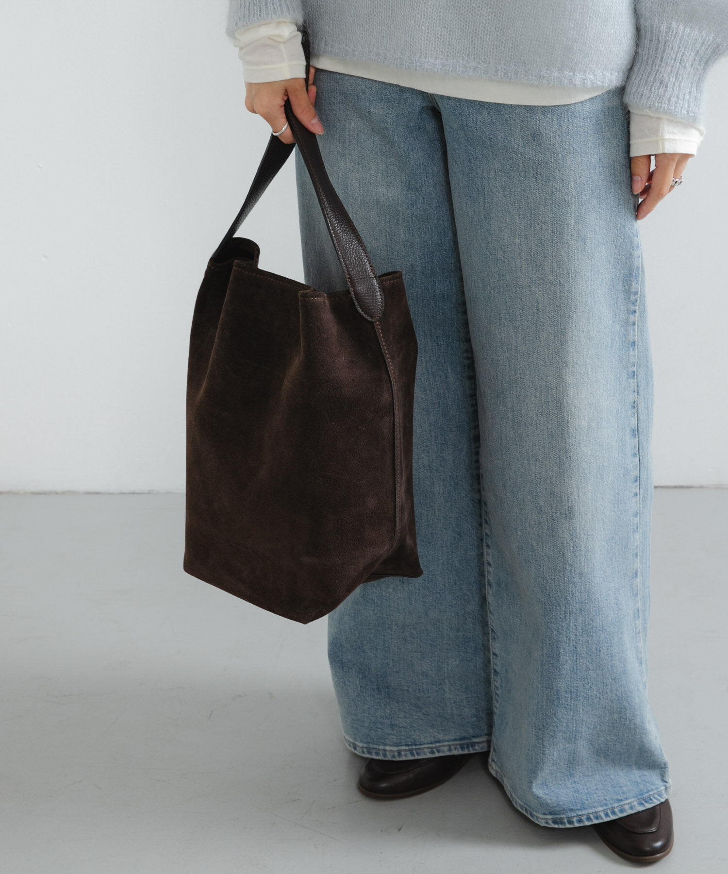 URBAN RESEARCH「ワンハンドルスウェードトートバッグ」|トートバッグ|