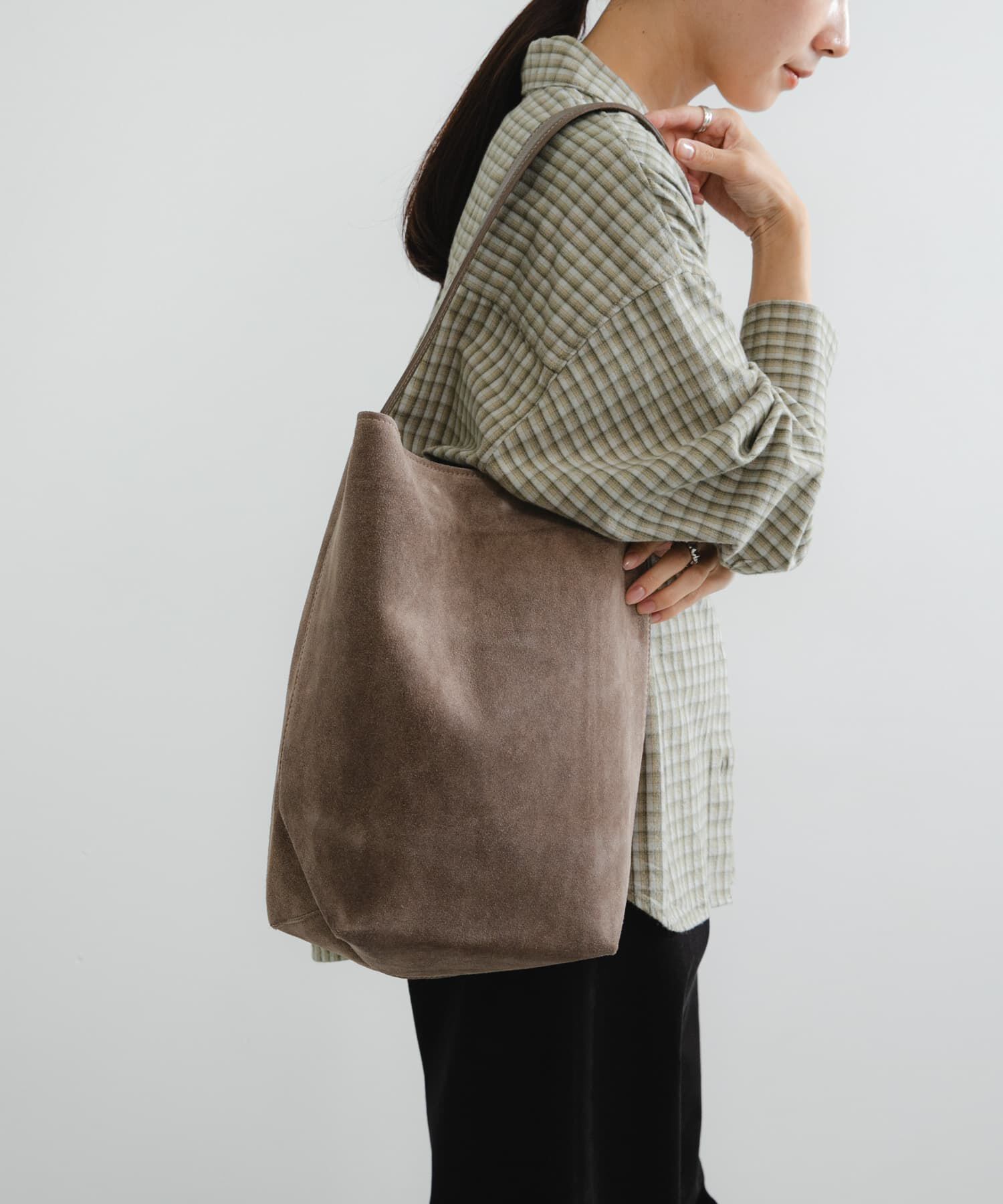 URBAN RESEARCH「ワンハンドルスウェードトートバッグ」|トートバッグ|