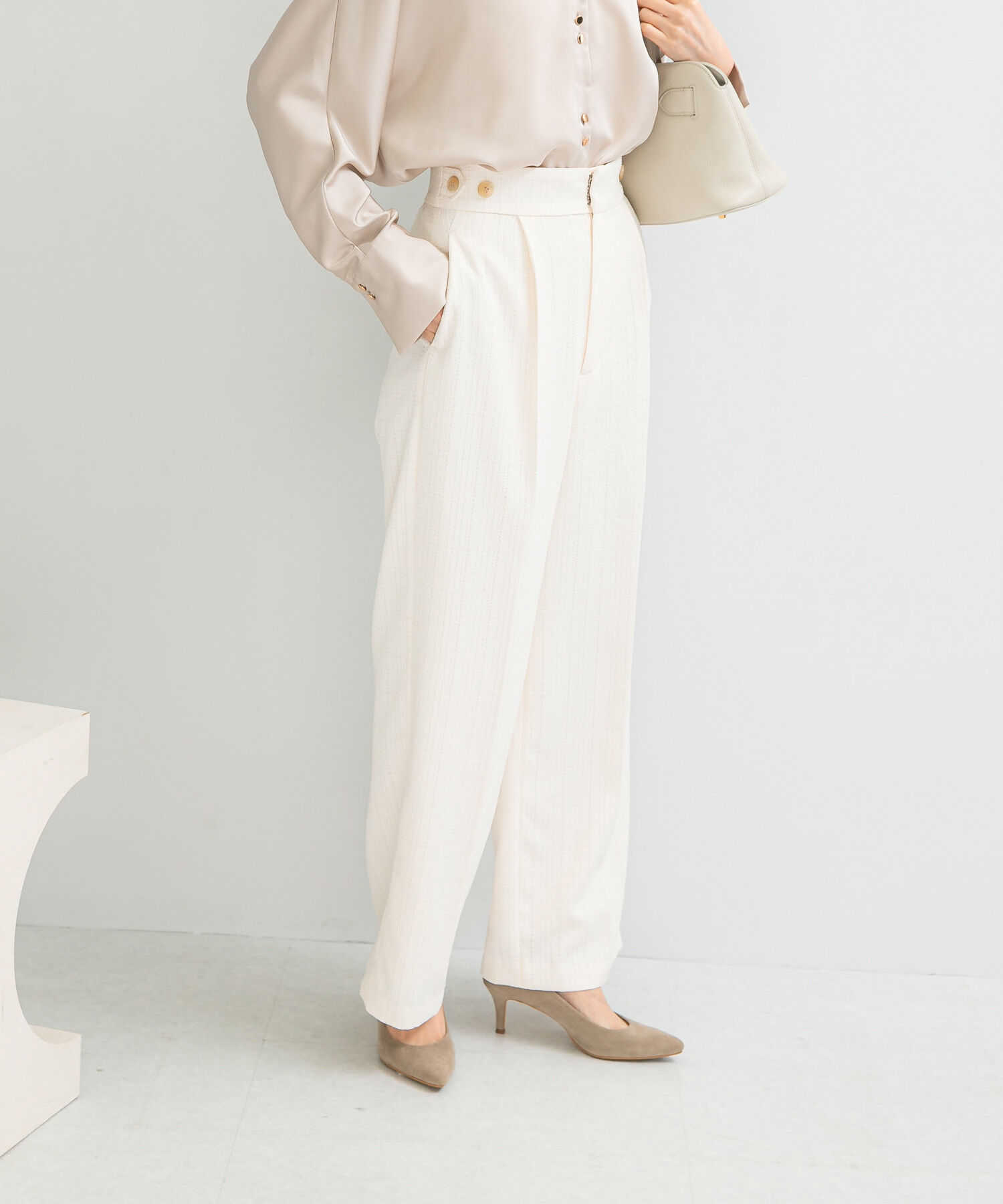 URBAN RESEARCH ROSSO「防シワツイードワイドパンツ」|その他|