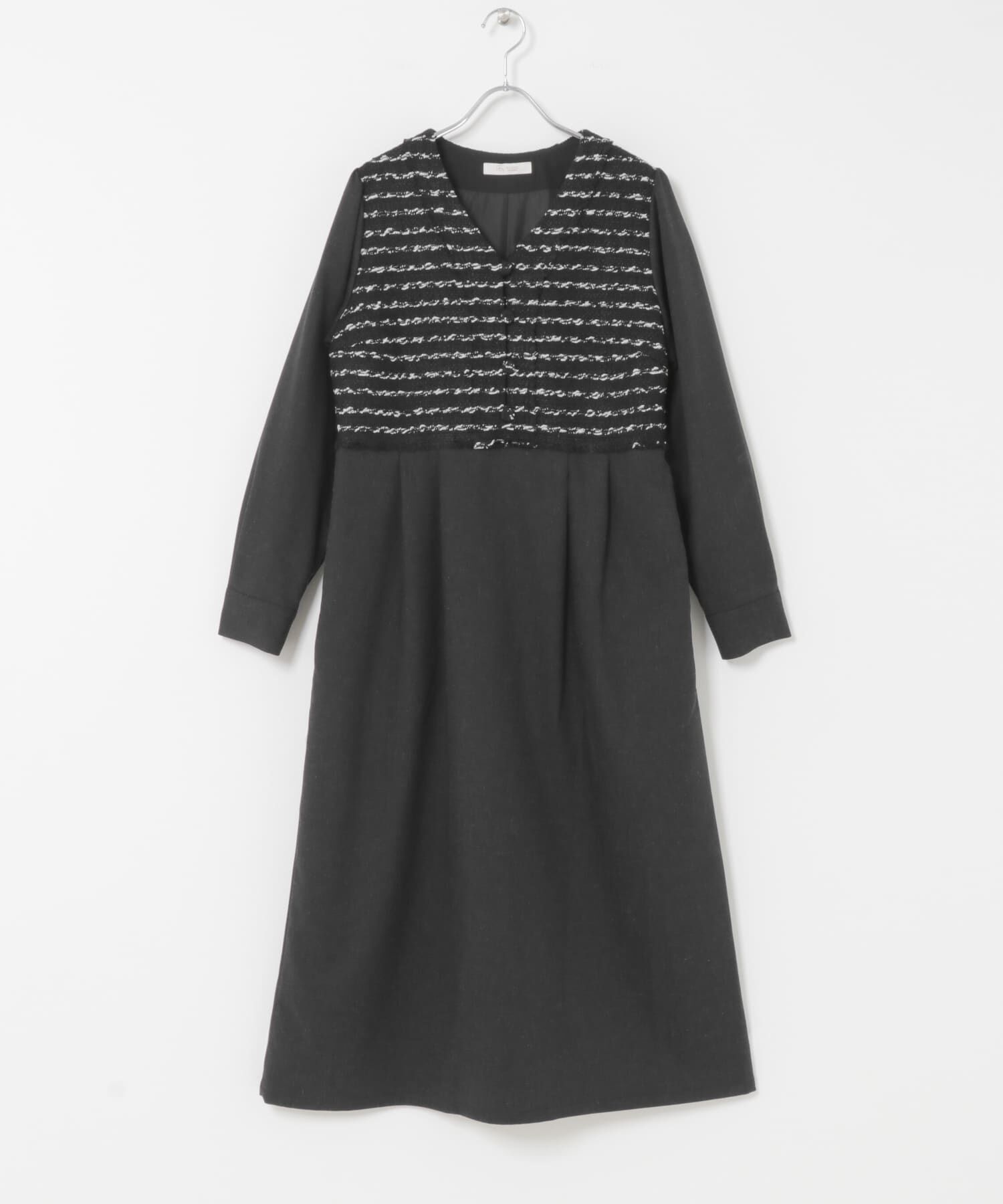 URBAN RESEARCH ROSSO「F by ROSSO　ツイードドッキングワンピース」|ワンピース|