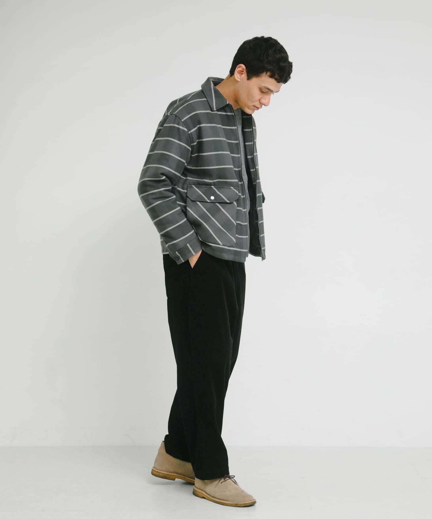 Sonny Label 「パデッドショートジップブルゾン」|ブルゾン・スタジャン|