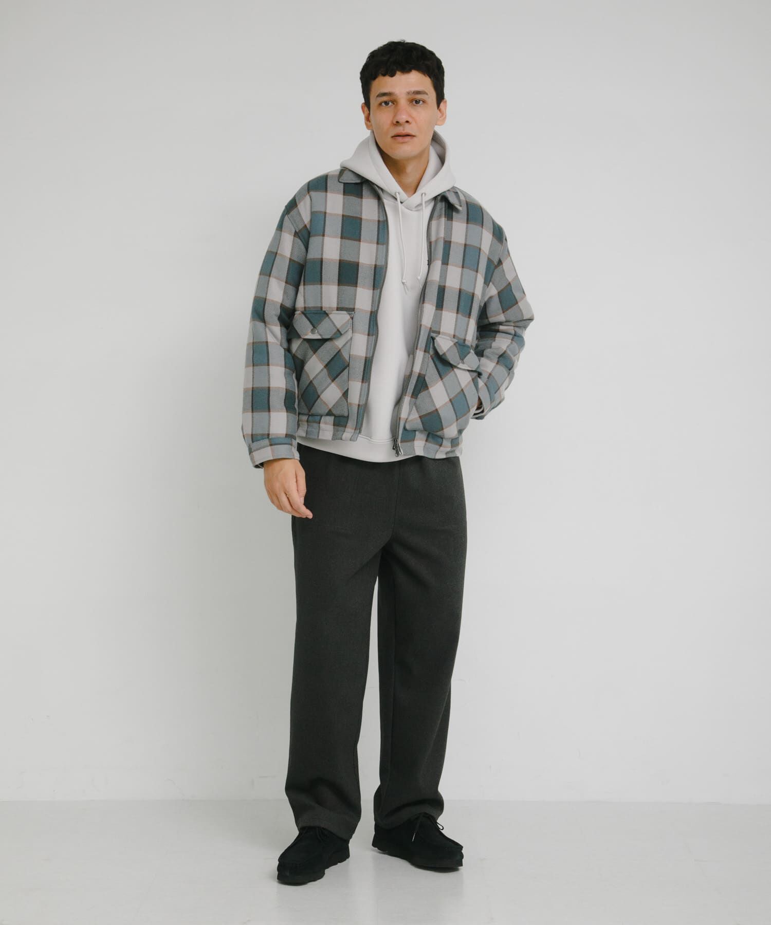 Sonny Label 「パデッドショートジップブルゾン」|ブルゾン・スタジャン|