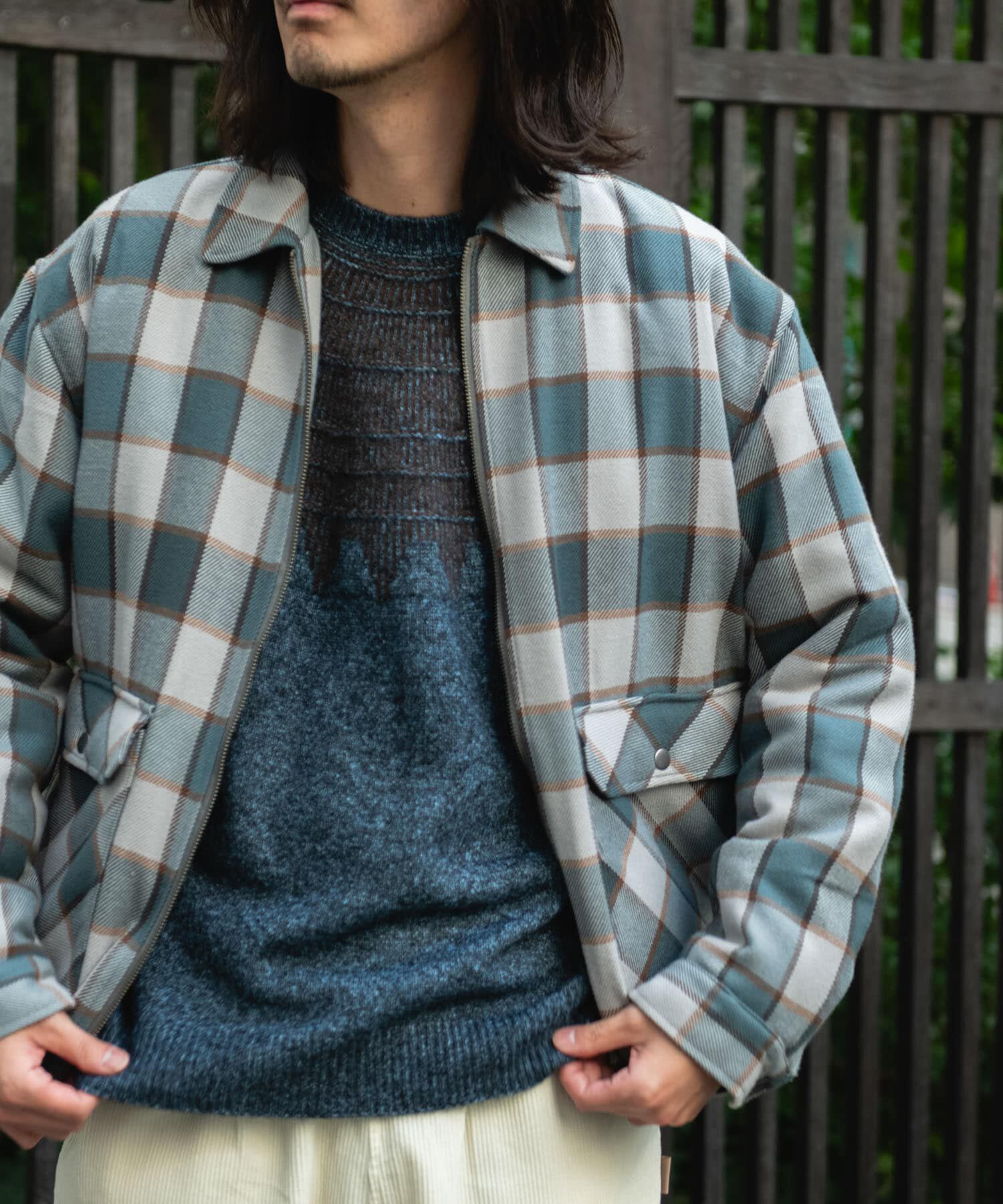 Sonny Label 「パデッドショートジップブルゾン」|ブルゾン・スタジャン|