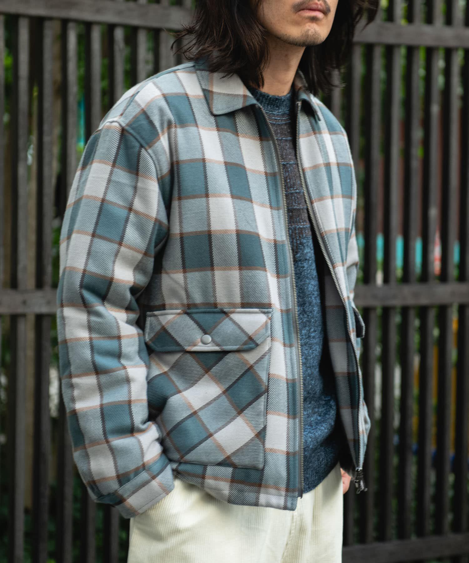 Sonny Label 「パデッドショートジップブルゾン」|ブルゾン・スタジャン|