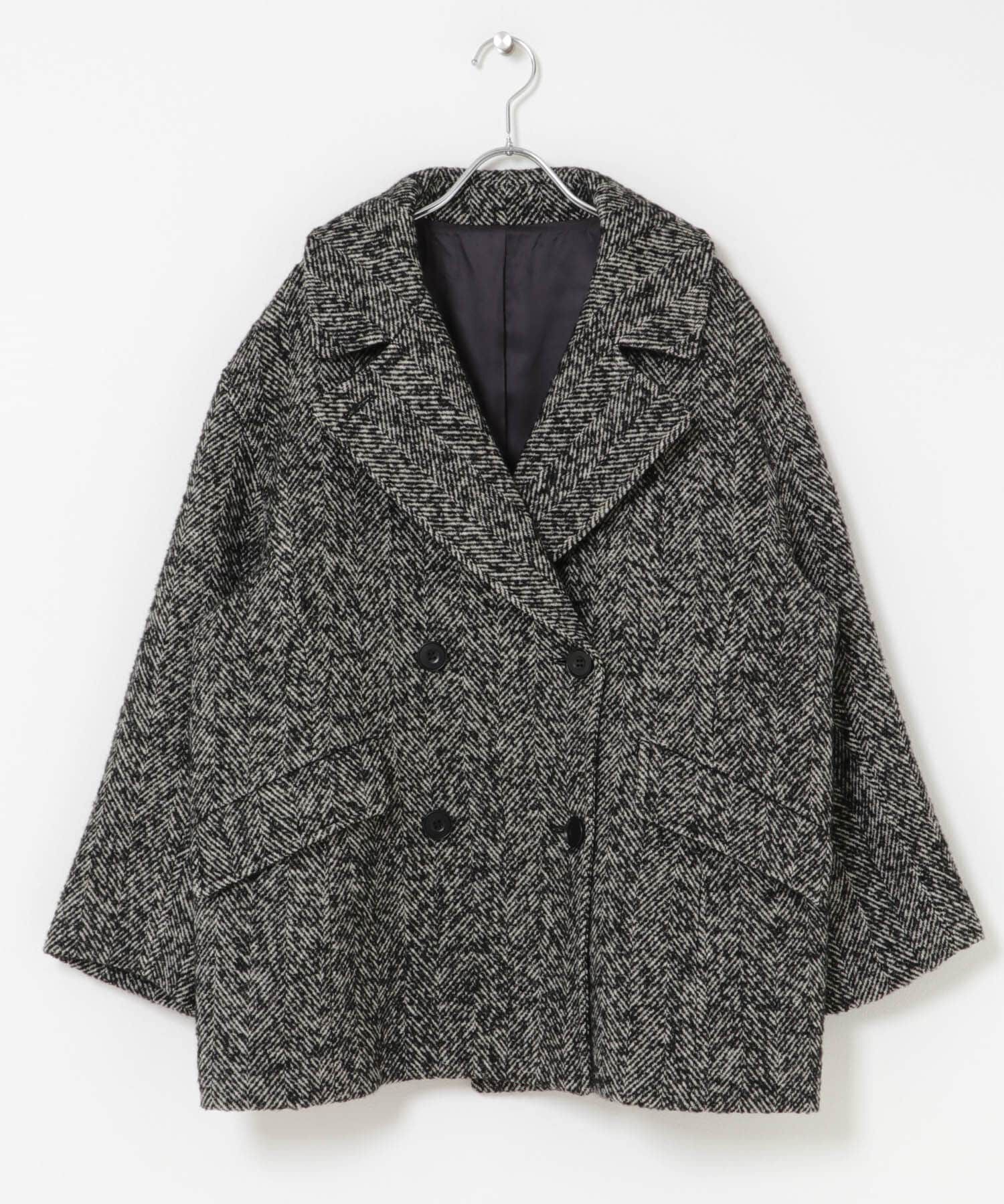 URBAN RESEARCH ROSSO「オーバーミドルPコート」|ピーコート|