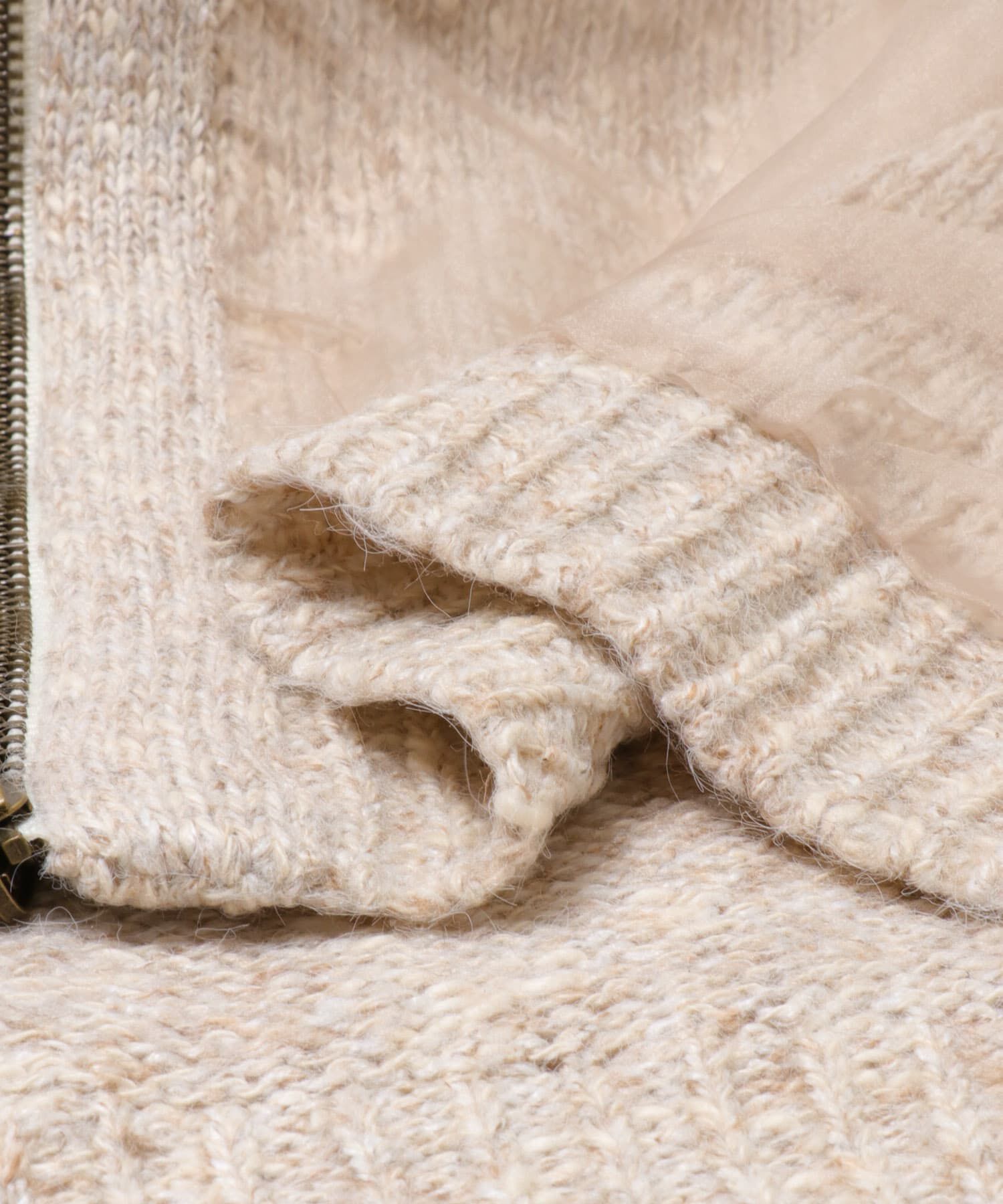 URBAN RESEARCH ROSSO「CHIGNON　リバーオーガンドッキングカーディガン」|カーディガン|