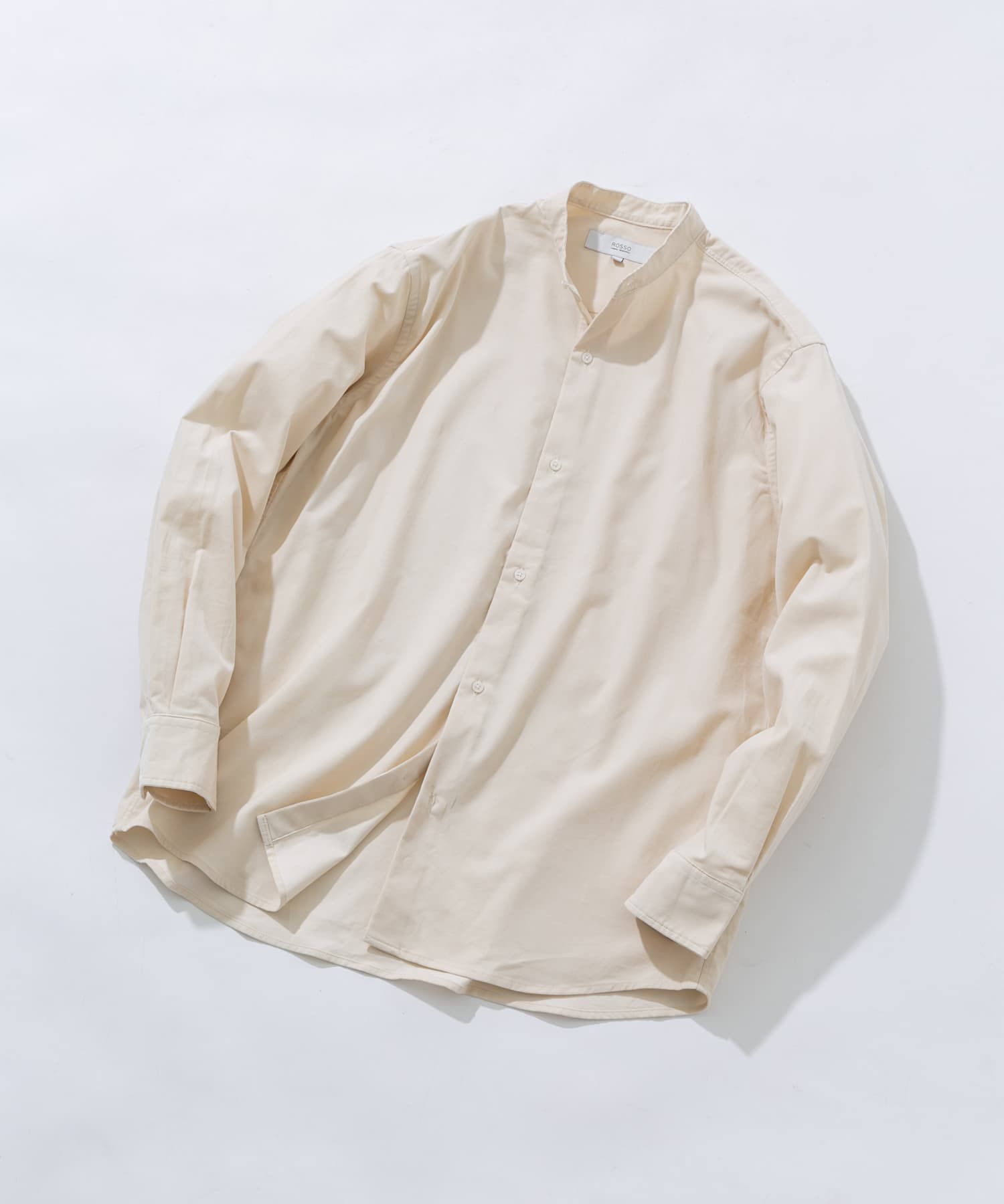 URBAN RESEARCH ROSSO「アーバンリラックスコーデュロイバンドシャツ」|シャツ・ブラウス|