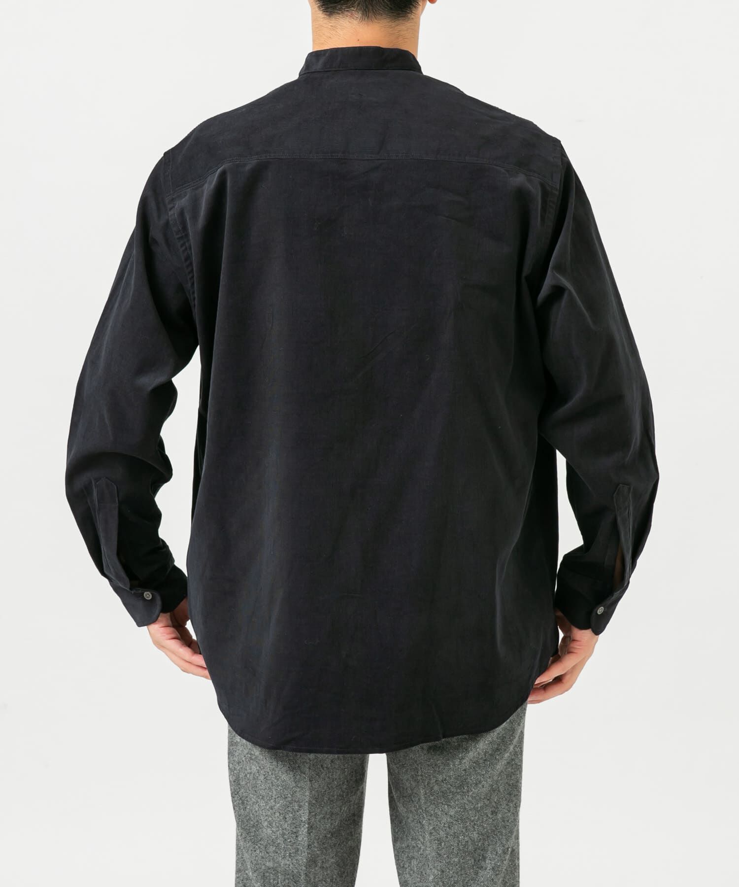 URBAN RESEARCH ROSSO「アーバンリラックスコーデュロイバンドシャツ」|シャツ・ブラウス|