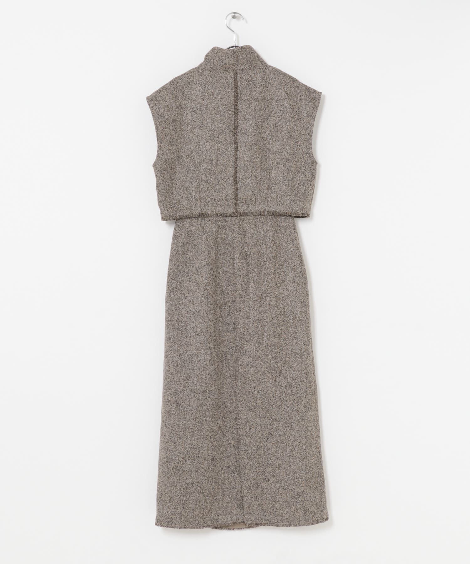 URBAN RESEARCH ROSSO「F by ROSSO　ツイードハーフZIPプルオーバー+スカート」|その他|