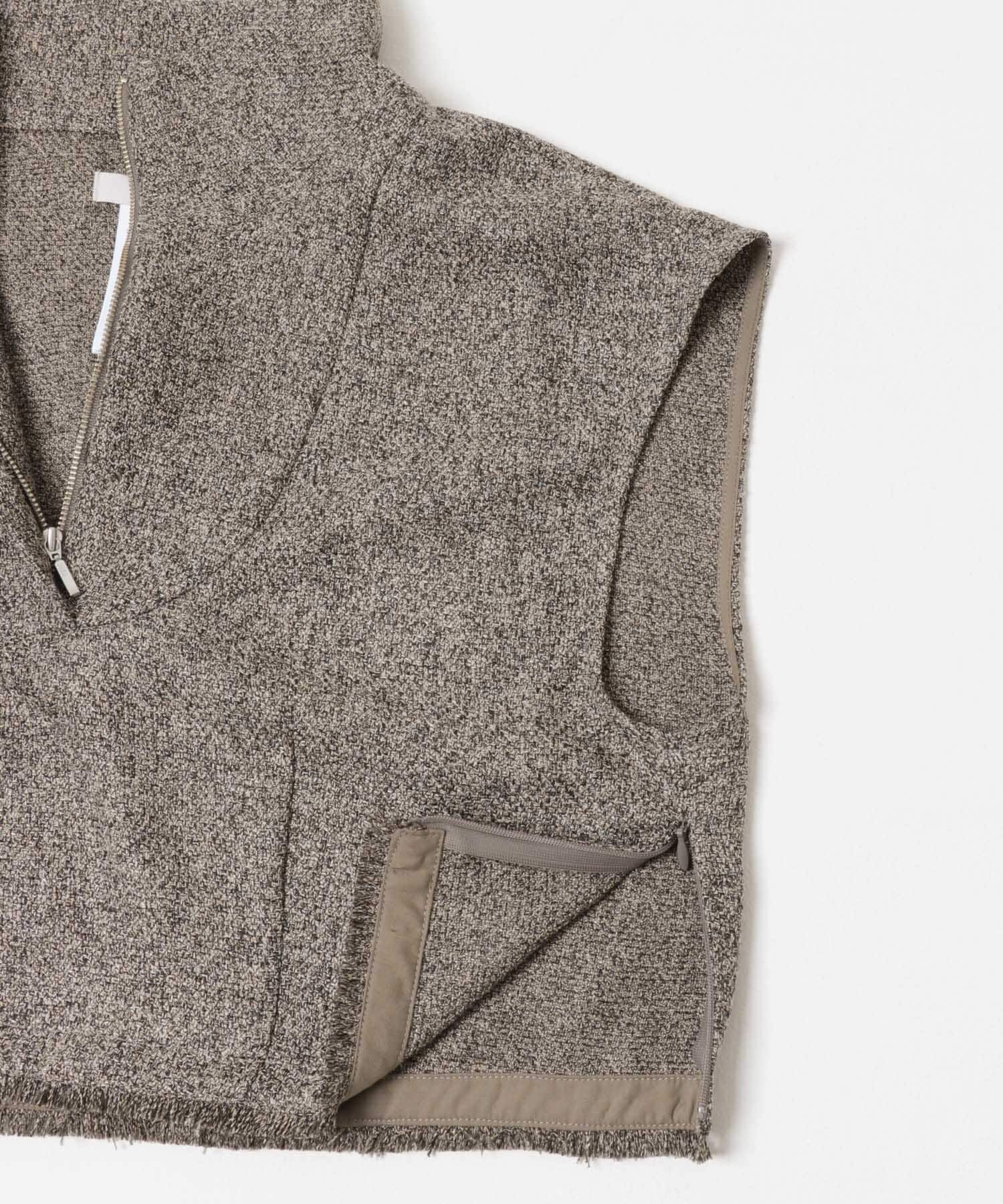 URBAN RESEARCH ROSSO「F by ROSSO　ツイードハーフZIPプルオーバー+スカート」|その他|