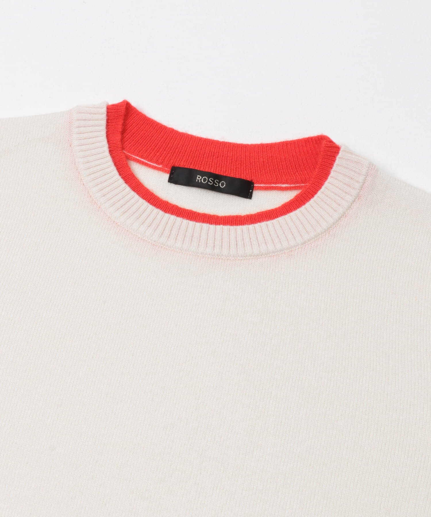 URBAN RESEARCH ROSSO「カシミヤ混バイカラーコンパクトニット」|ニット・セーター|