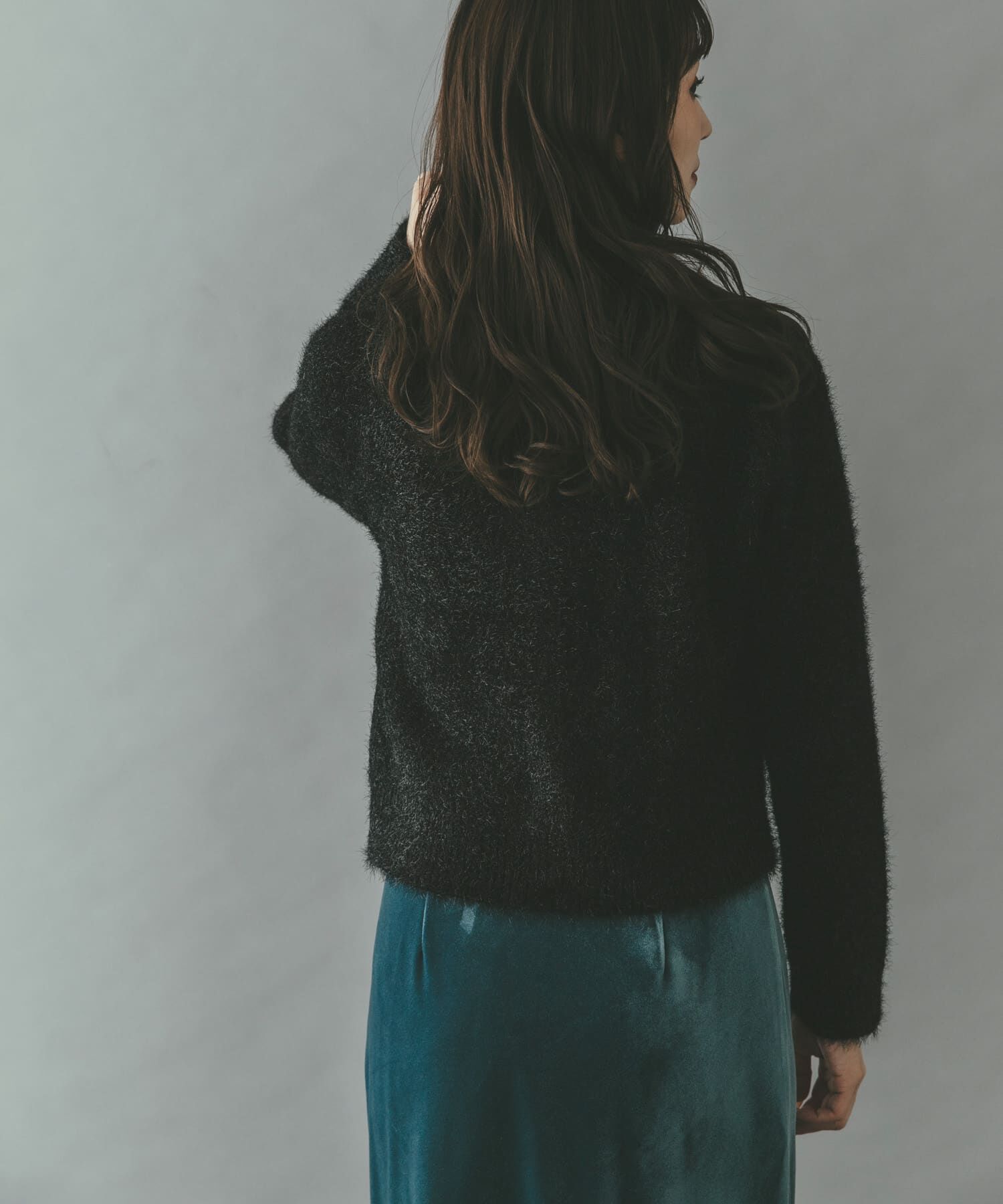 URBAN RESEARCH ROSSO「ラメシャギーカーディガン」|カーディガン|