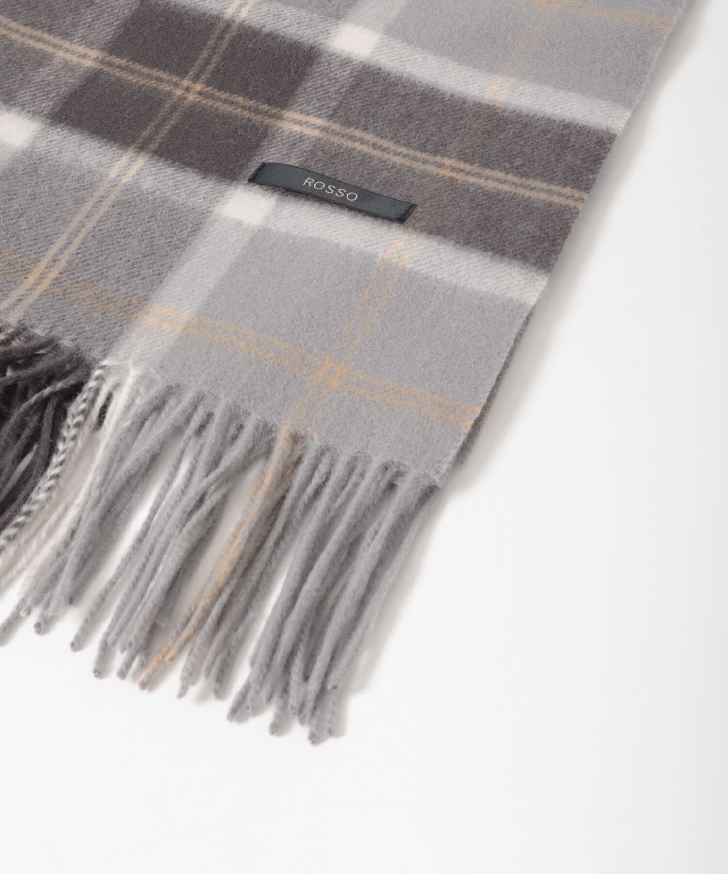URBAN RESEARCH ROSSO「カシミヤ混チェックストール」|マフラー|