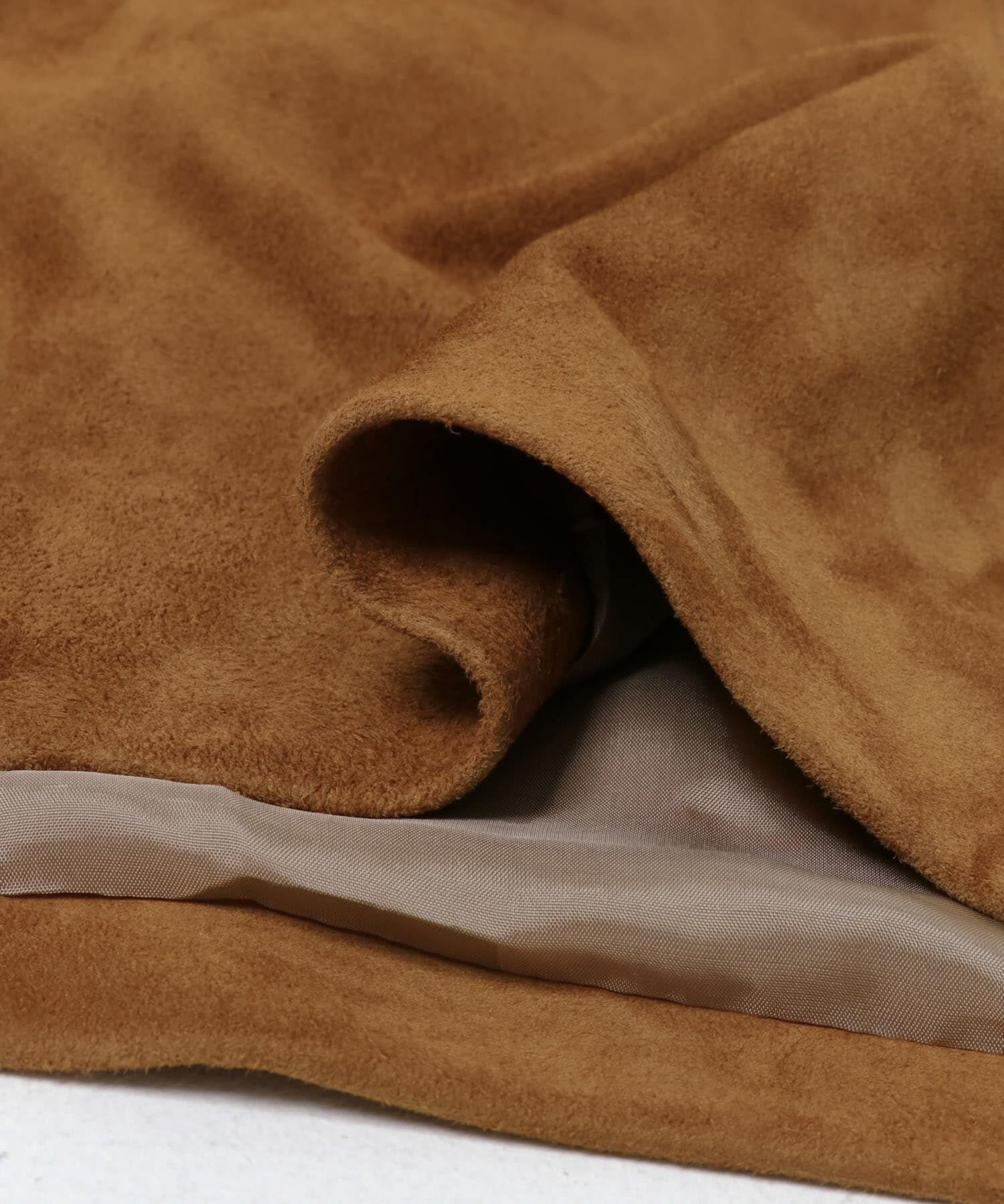 URBAN RESEARCH「GOAT SUEDE MAC COAT」|ノーカラーコート|