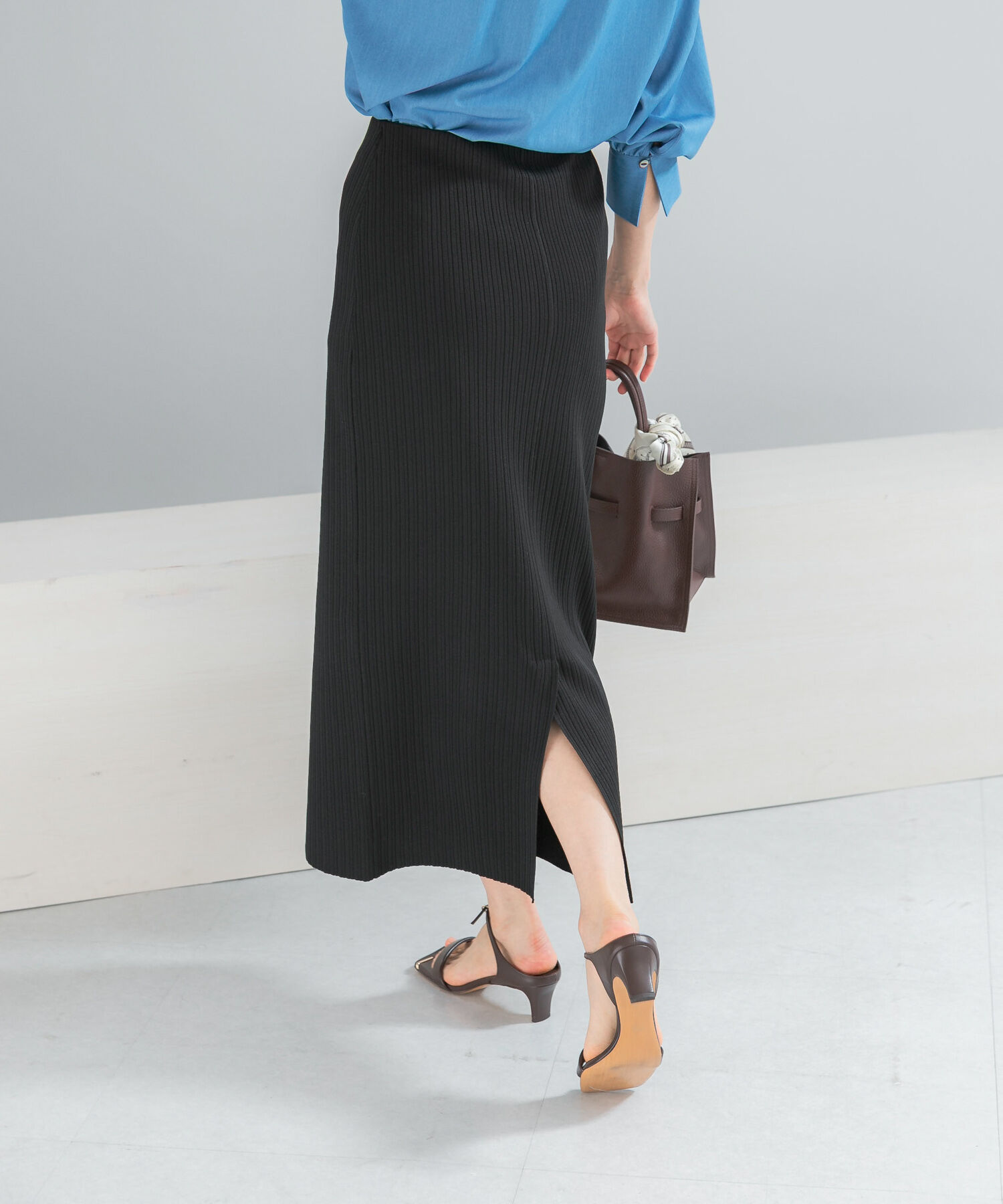 URBAN RESEARCH ROSSO「リブタイトストレートスカート」|スカート|