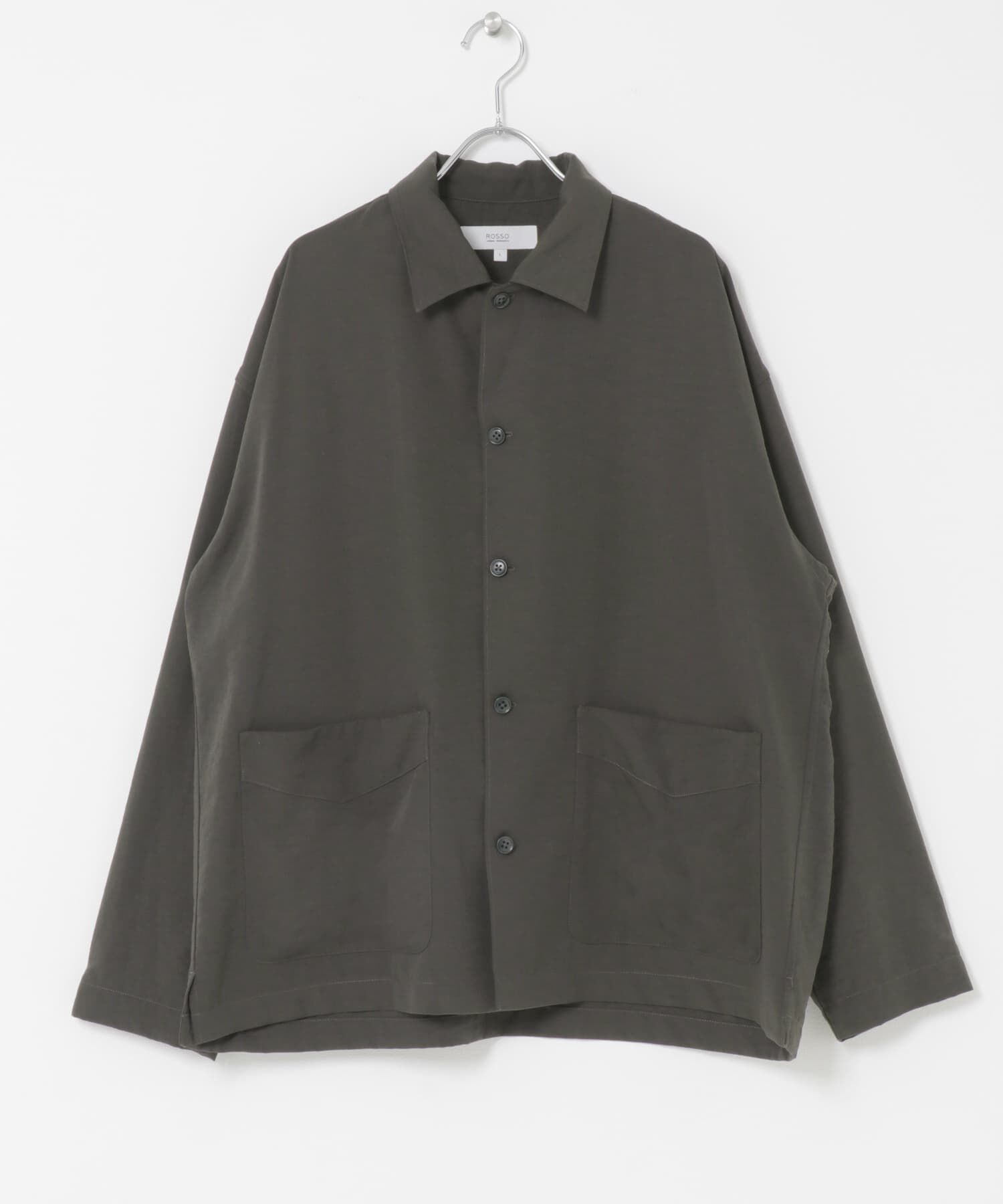 URBAN RESEARCH ROSSO「『セットアップ対応』ドライイージーシャツジャケット」|ノーカラーコート|