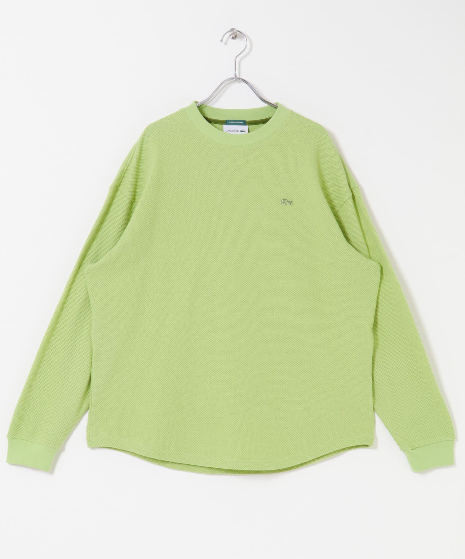 URBAN RESEARCH DOORS「『別注』LACOSTE&times;DOORS　THICK PIQUE ROUND LONG-SLEEVE」|Tシャツ・カットソー|