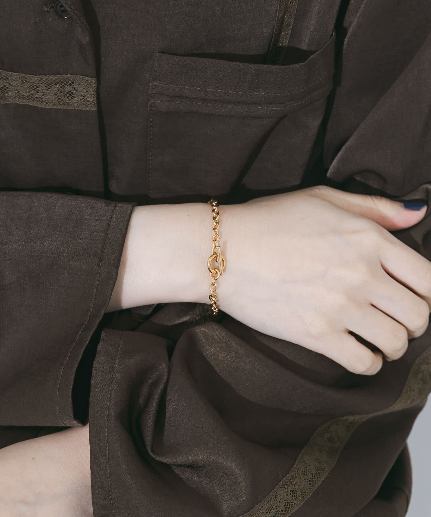 SMELLY「ステンレスチェーンマンテルブレスレット」|ブレスレット・バングル|