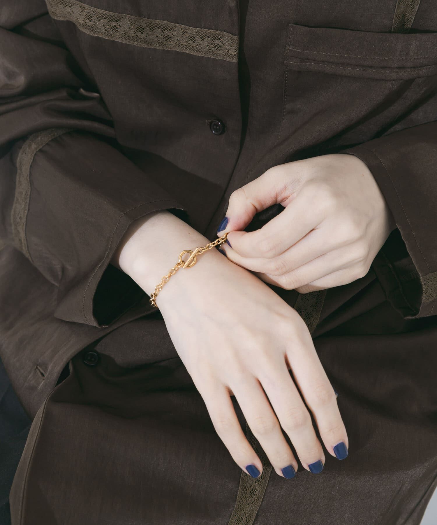 SMELLY「ステンレスチェーンマンテルブレスレット」|ブレスレット・バングル|