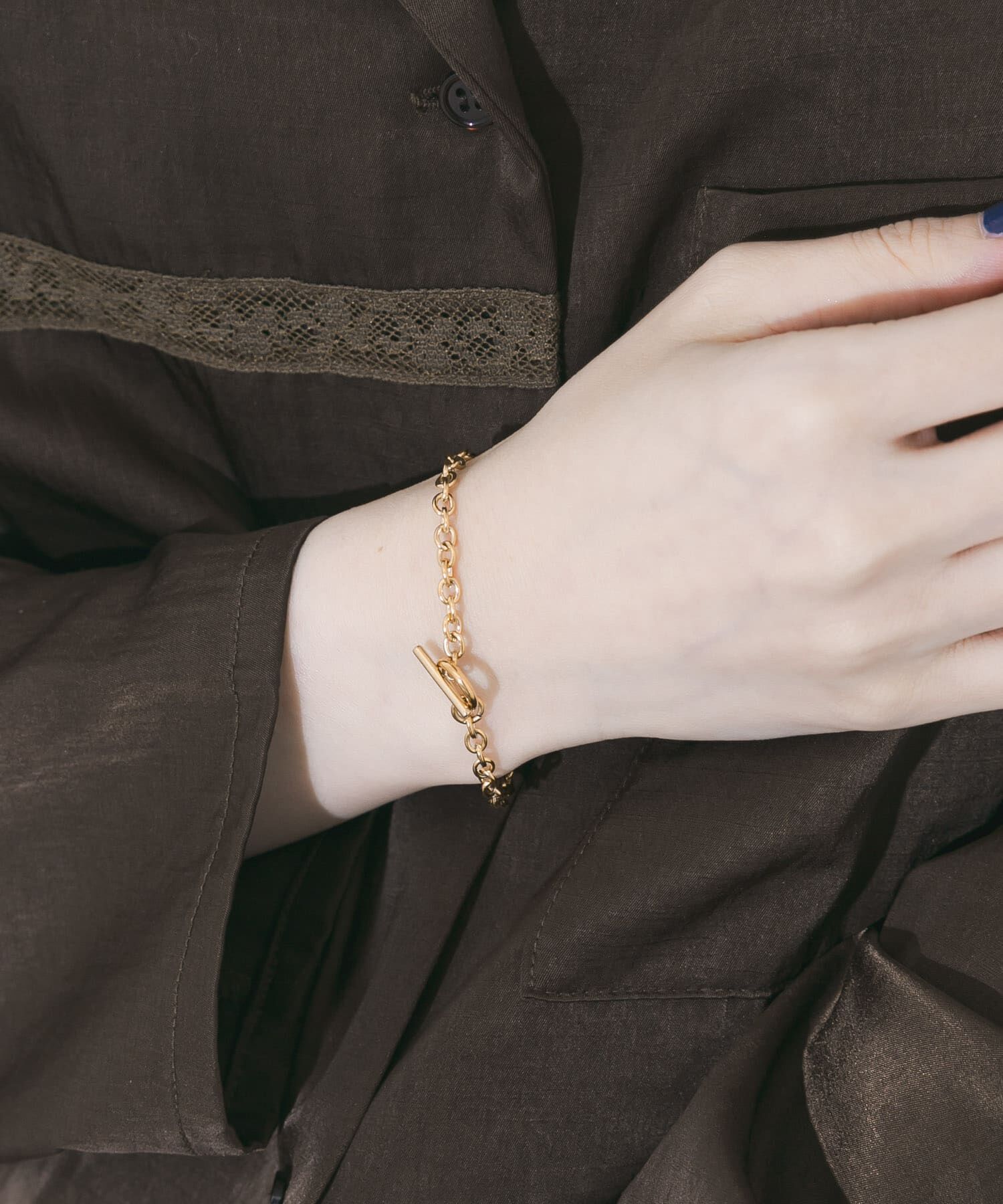 SMELLY「ステンレスチェーンマンテルブレスレット」|ブレスレット・バングル|